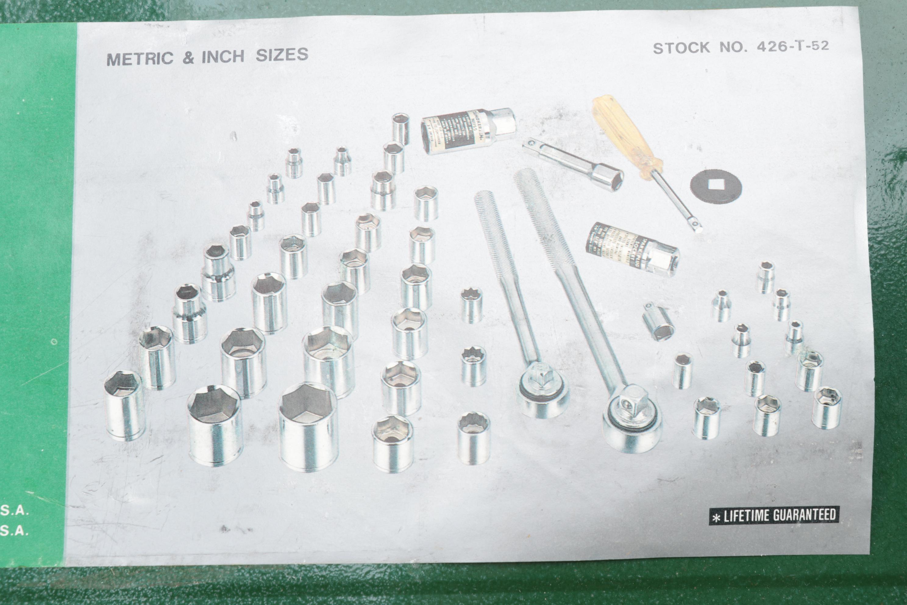 Alltrade Drive Combination Ratchet & Socket Set with Extension Cords EBTH