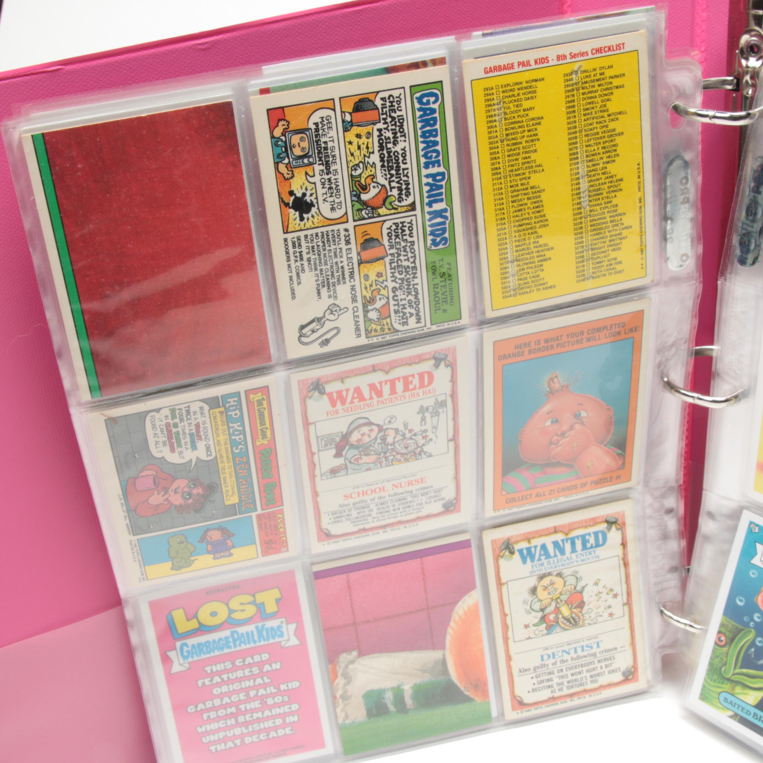 Topps Garbage Pail Kids Trading Cards in Binder | EBTH