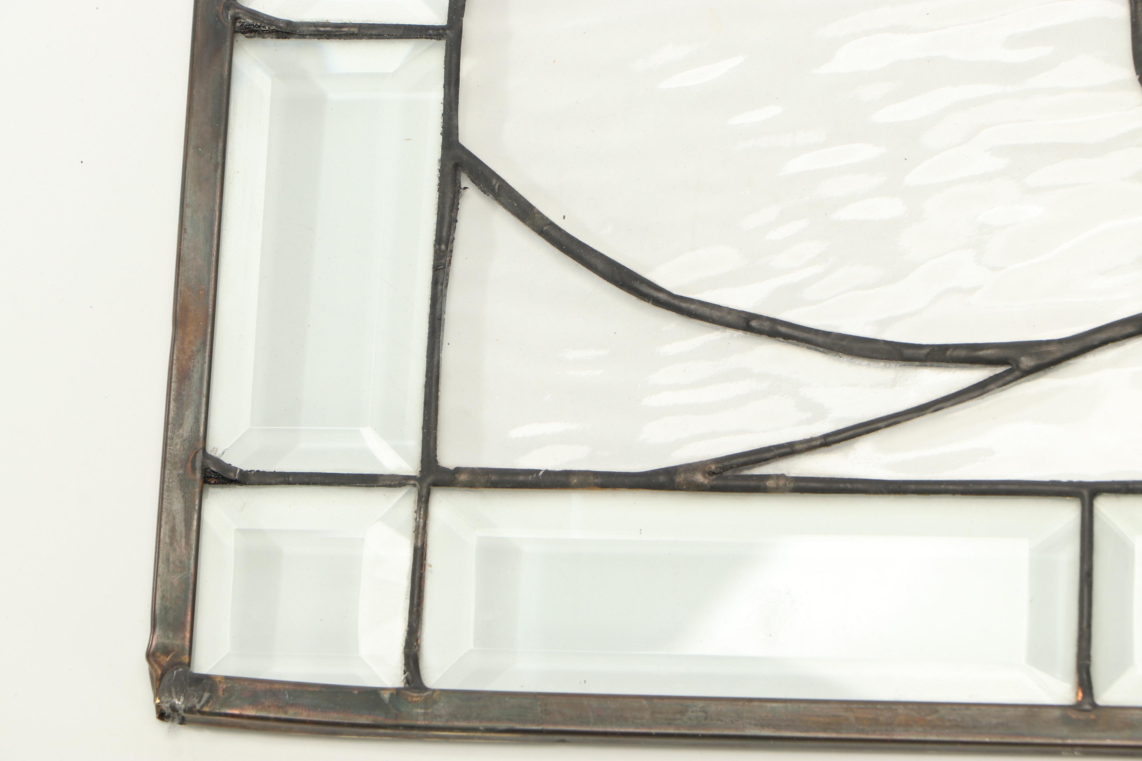 Carousel Horse Stained Glass Window Hanging EBTH