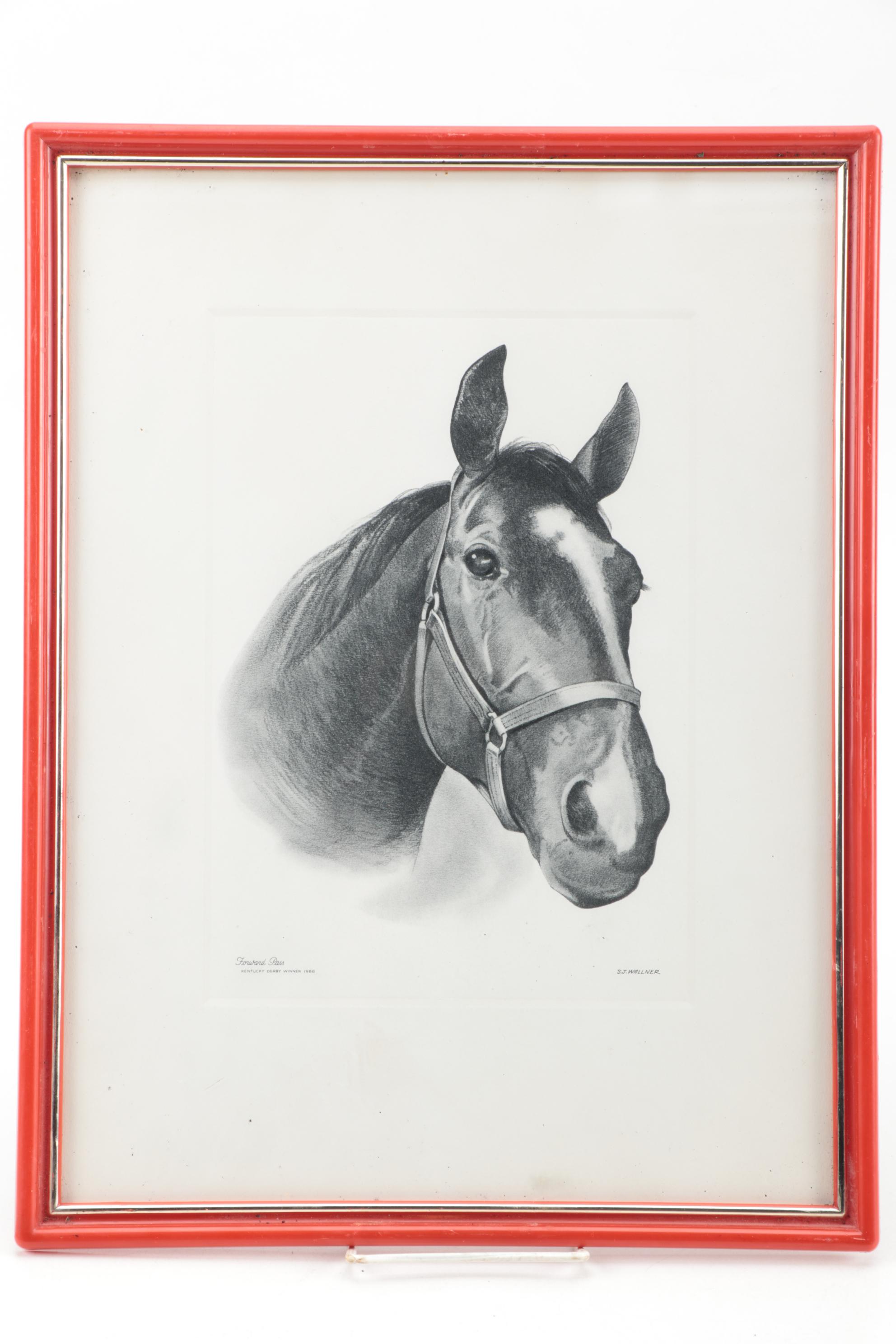 Kentucky Derby "Past Winners" Horse Prints Including Foolish Pleasure