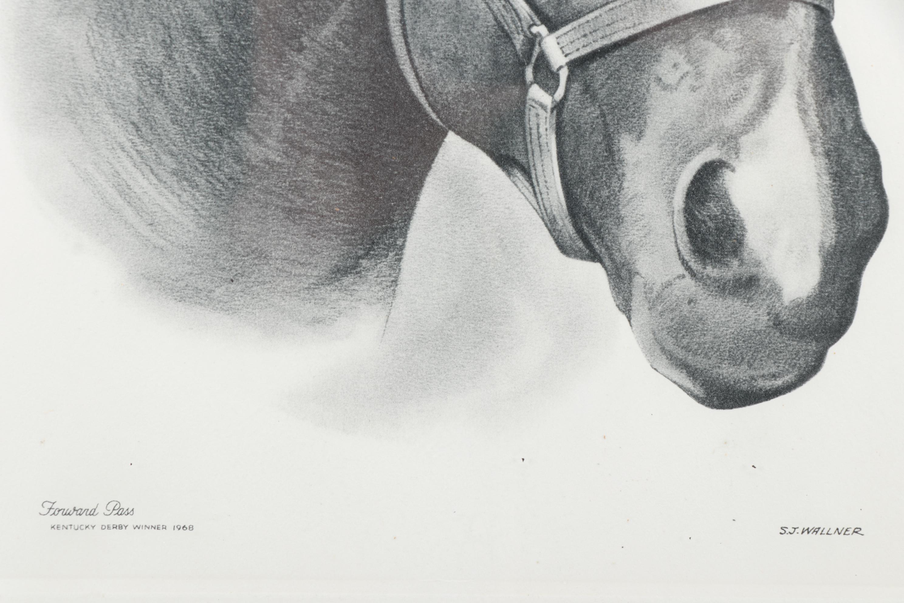 Kentucky Derby "Past Winners" Horse Prints Including Foolish Pleasure