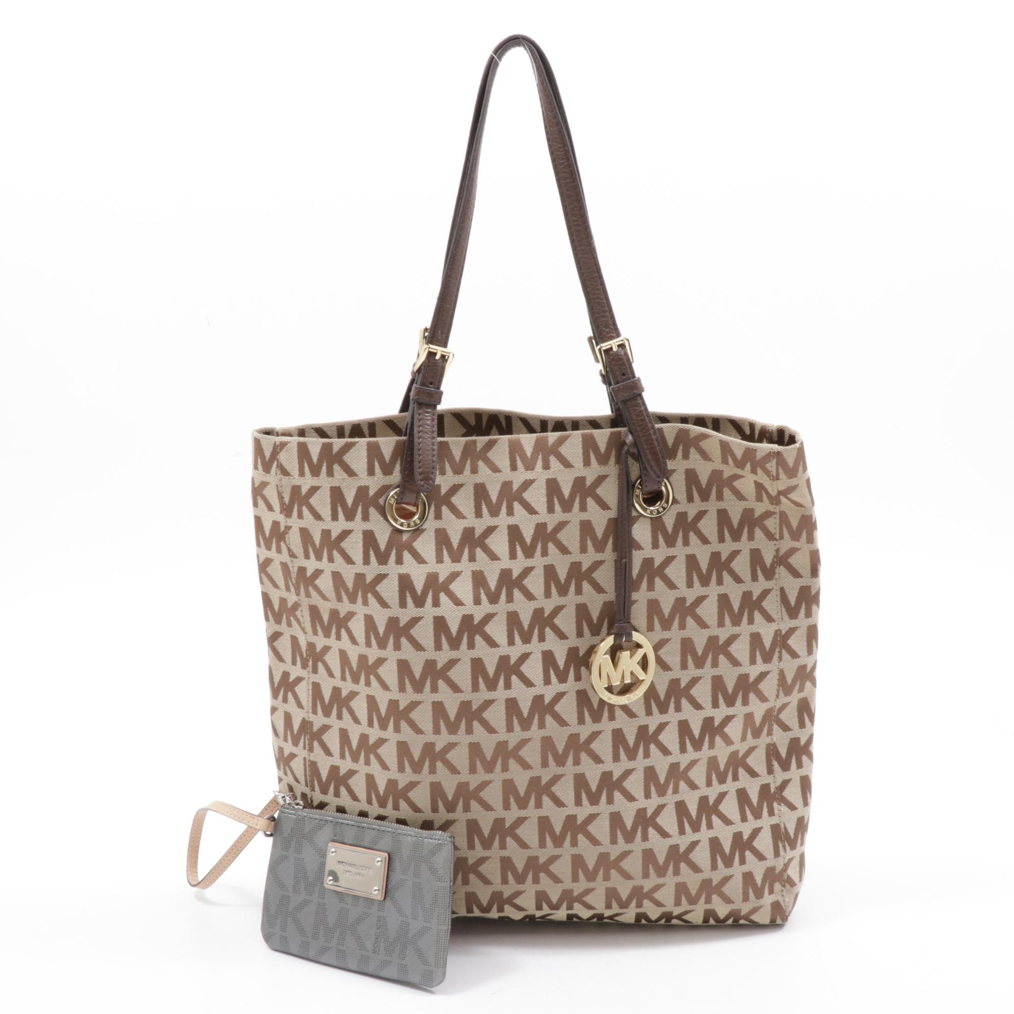 michael kors monogram clutch