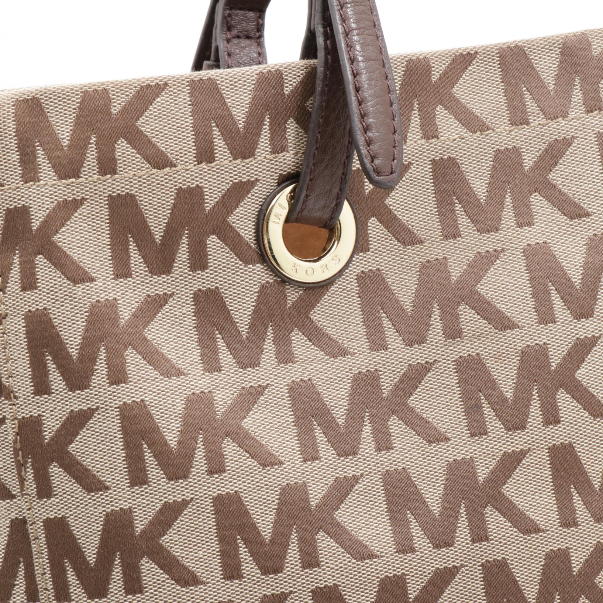 michael kors monogram clutch