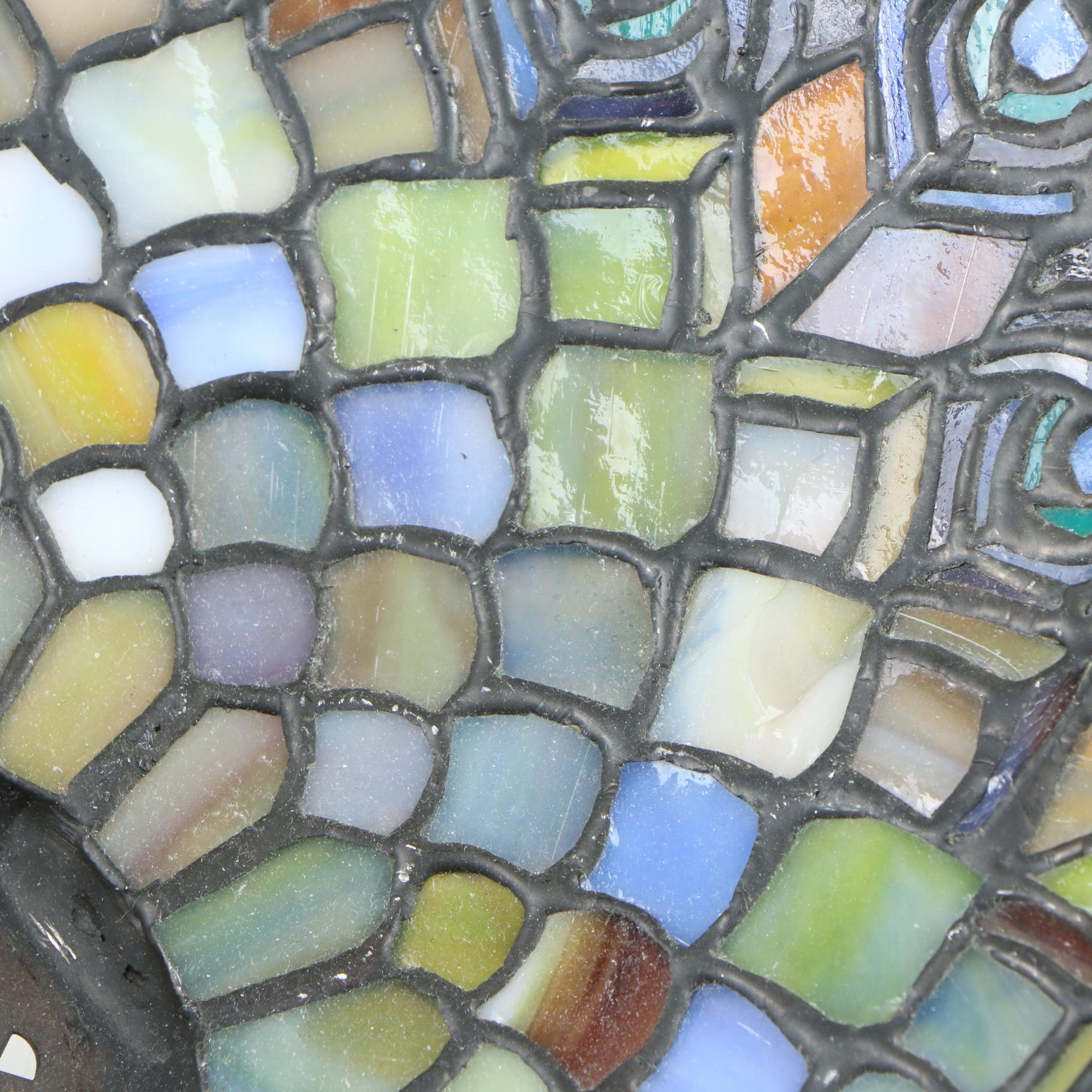 Quoizel Collectibles Tiffany Style Stained Glass Peacock Lampshade EBTH