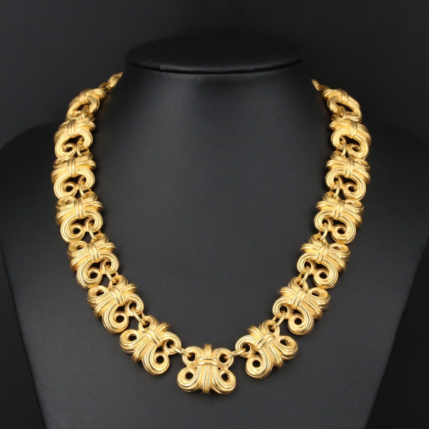 Lagos 18K Gold Wheat Chain Necklace | EBTH