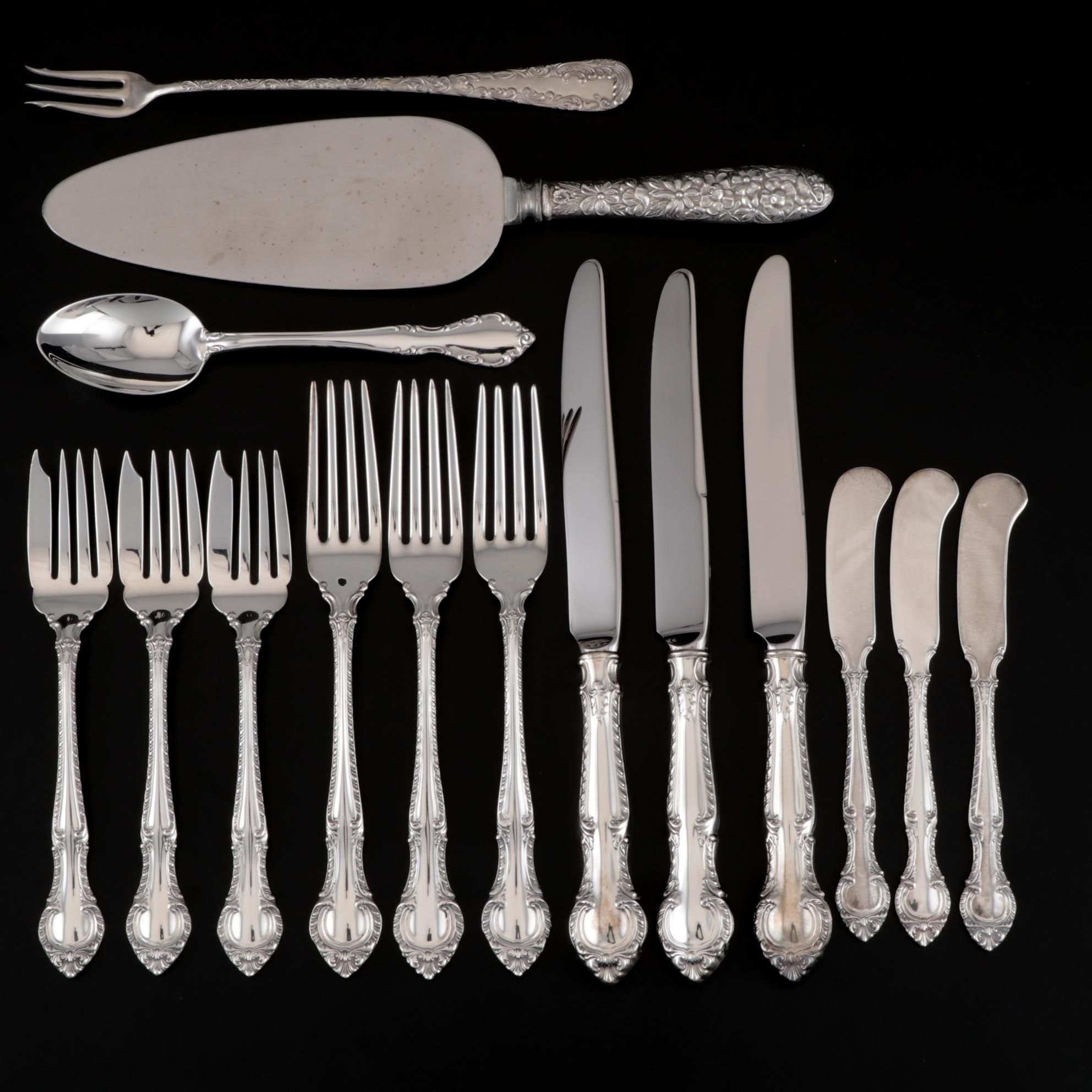 Gorham "English Gadroon" Sterling Silver Flatware and More EBTH