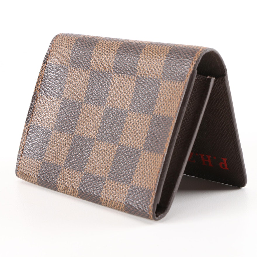 Louis Vuitton - Authenticated Passport Cover Purse - Cloth Brown for Women, Very Good Condition