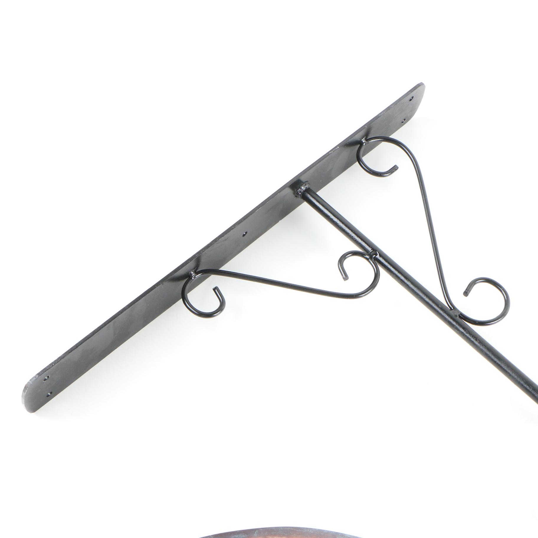 Copper Patinated Hanging Metal Rooster Wall Décor EBTH