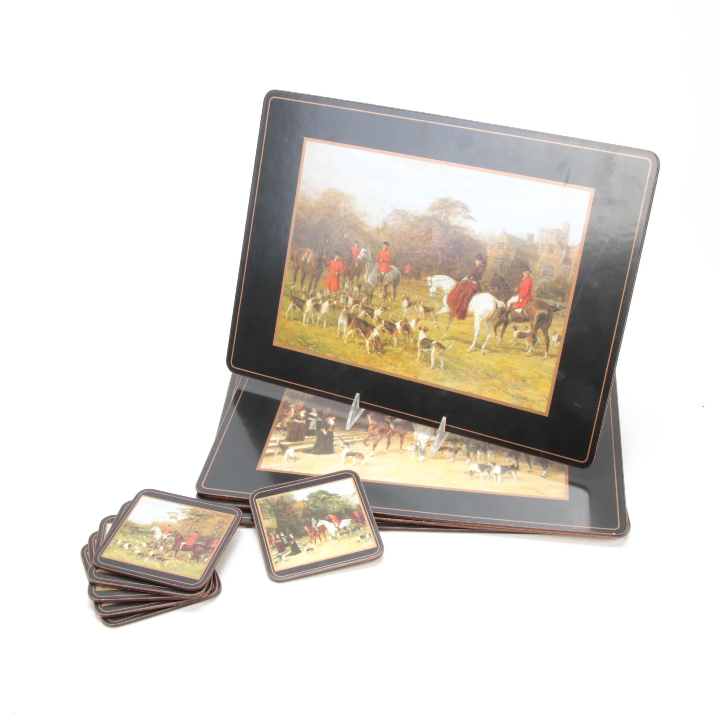 Pimpernel "Tally Ho" English Hunting Scenes Placemats and Coasters