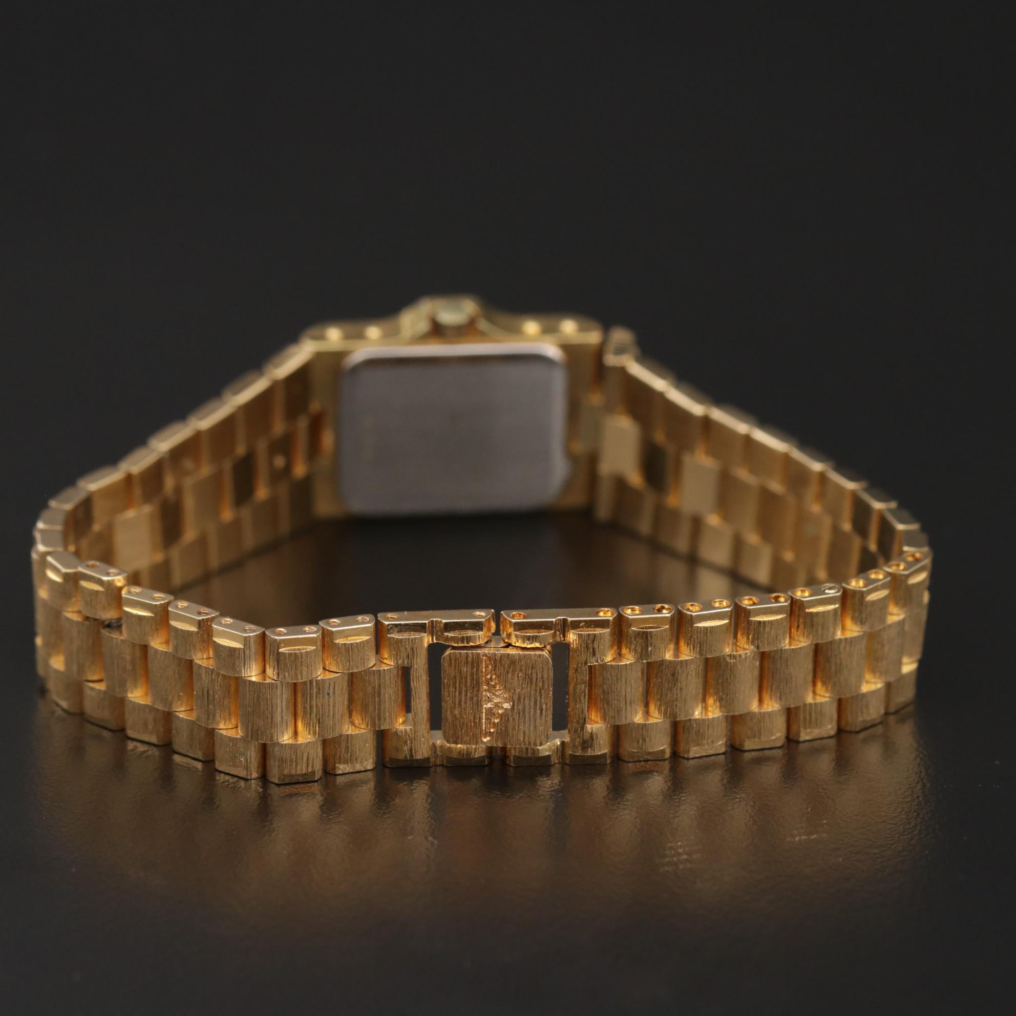 Vintage Longines Gold Tone Diamond Dial Quartz Wristwatch EBTH