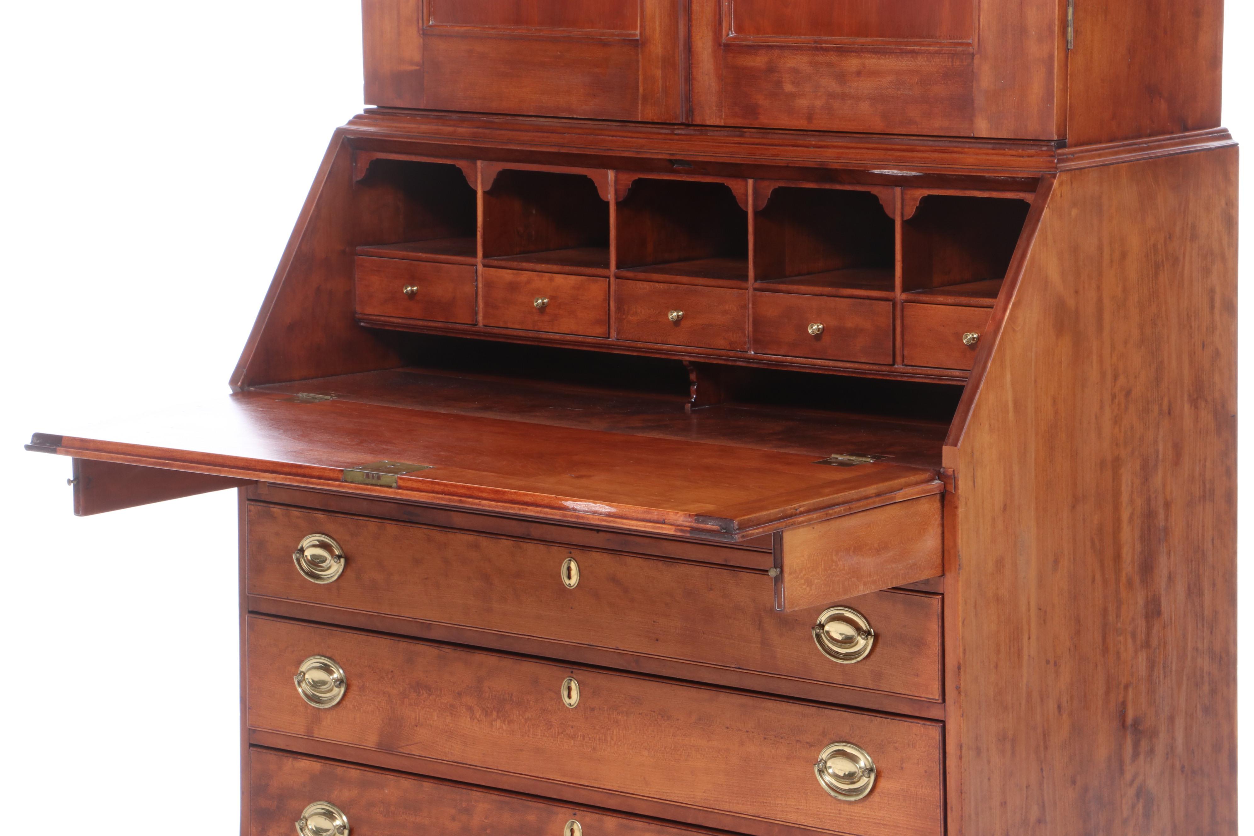 Federal Cherry Secretary Desk, Early 19th Century EBTH