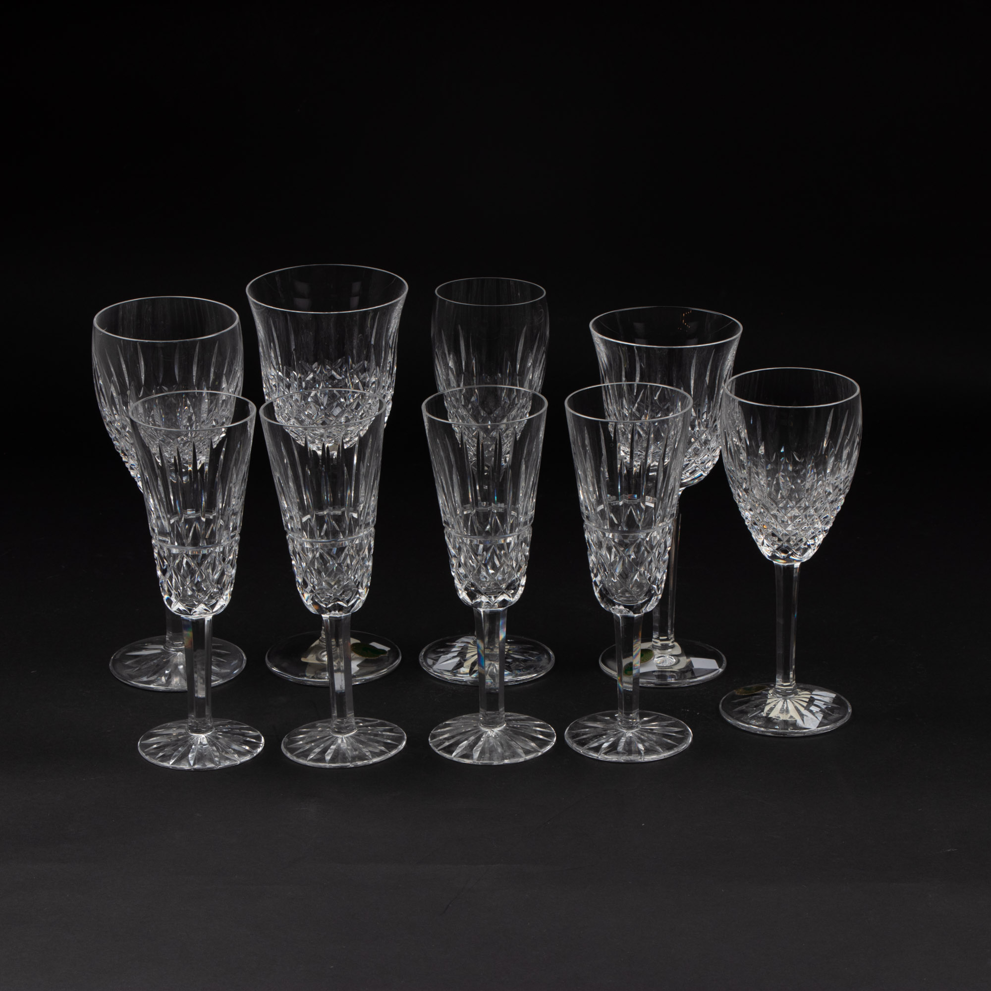 Waterford Crystal "Castlemaine", "Kelsey" and "Baltray" Stemware EBTH
