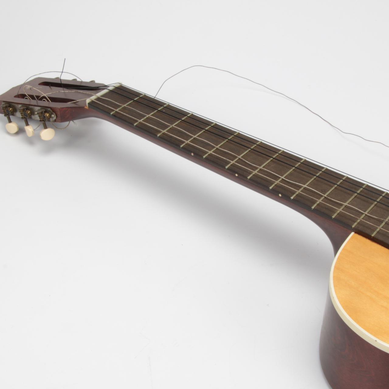 Harmony Company Six String Acoustic Guitar with Travel Case, Mid20th