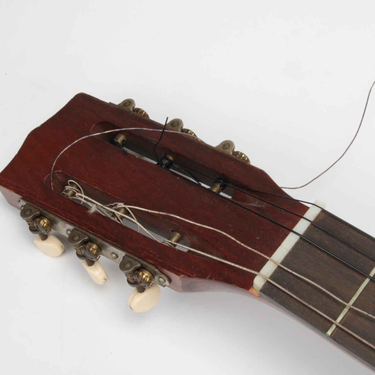 Harmony Company Six String Acoustic Guitar with Travel Case, Mid20th