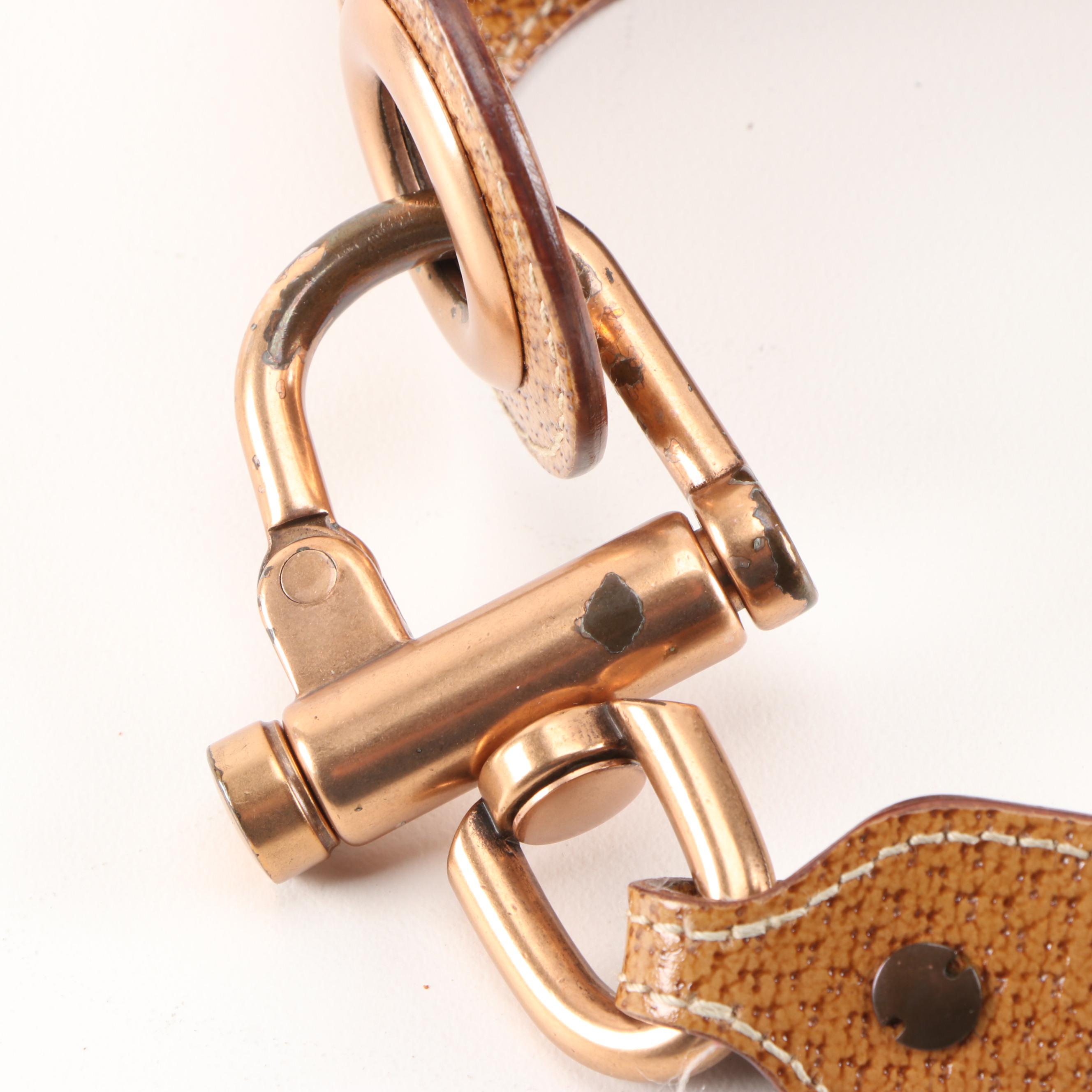 Gucci Piston Lock Hobo Bag in GG Canvas and Leather EBTH