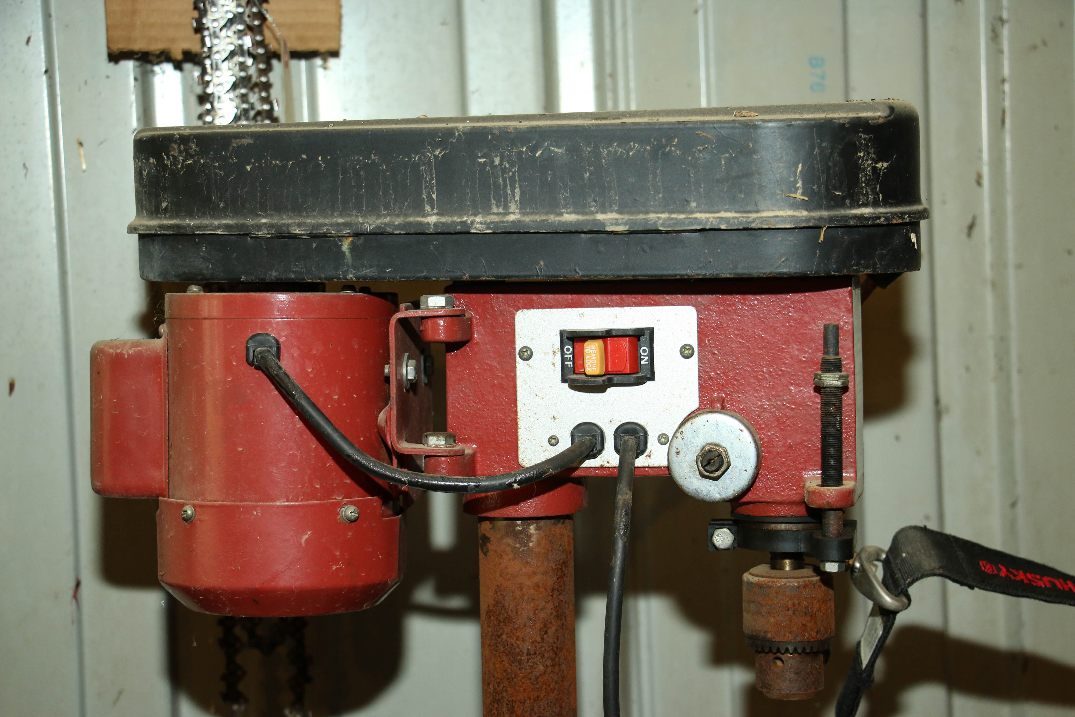 Northern Industrial Tools 5Speed Drill Press and Husky Reel Extension