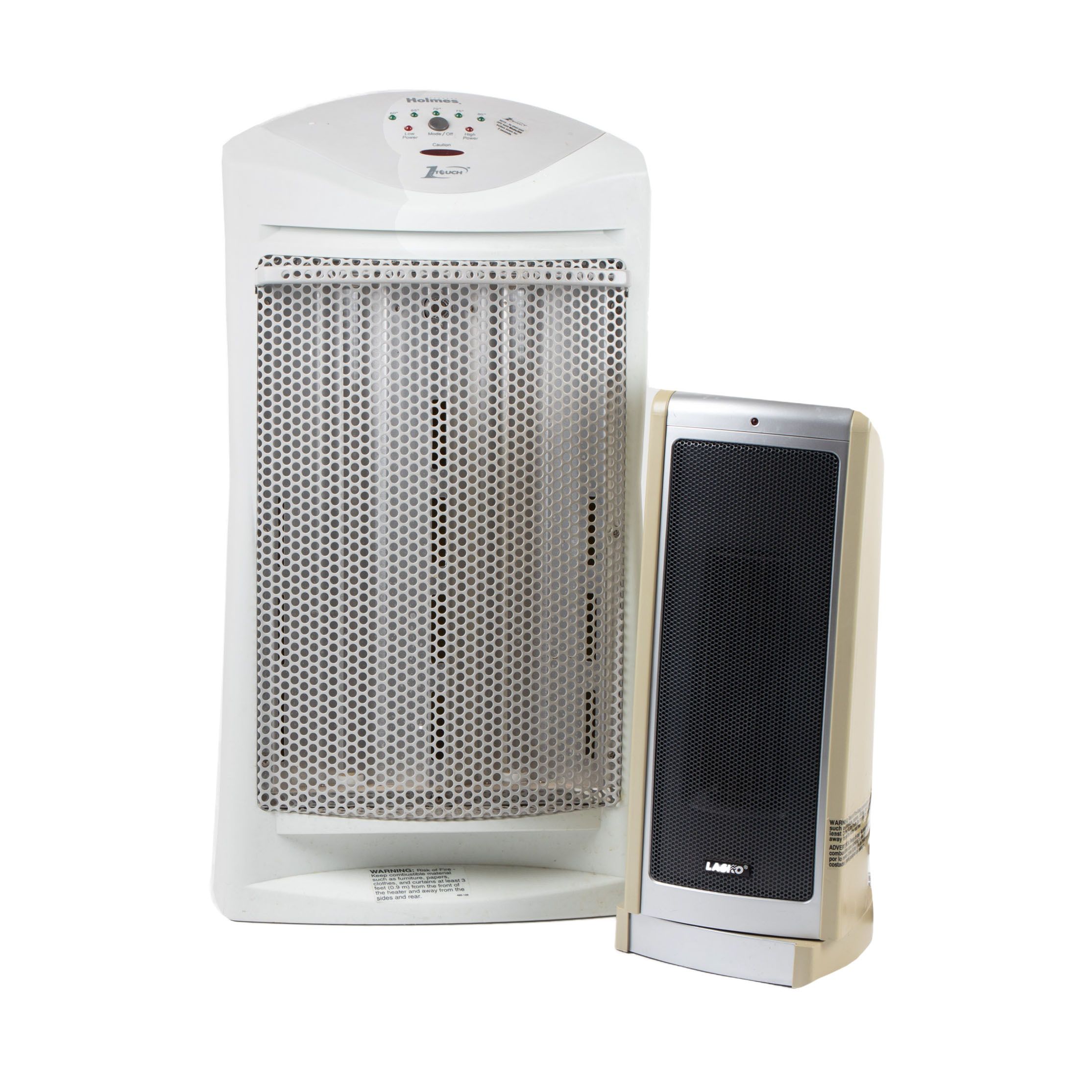 Holmes Quartz and Lasko Oscillating Electric 1500 Watt Heaters EBTH