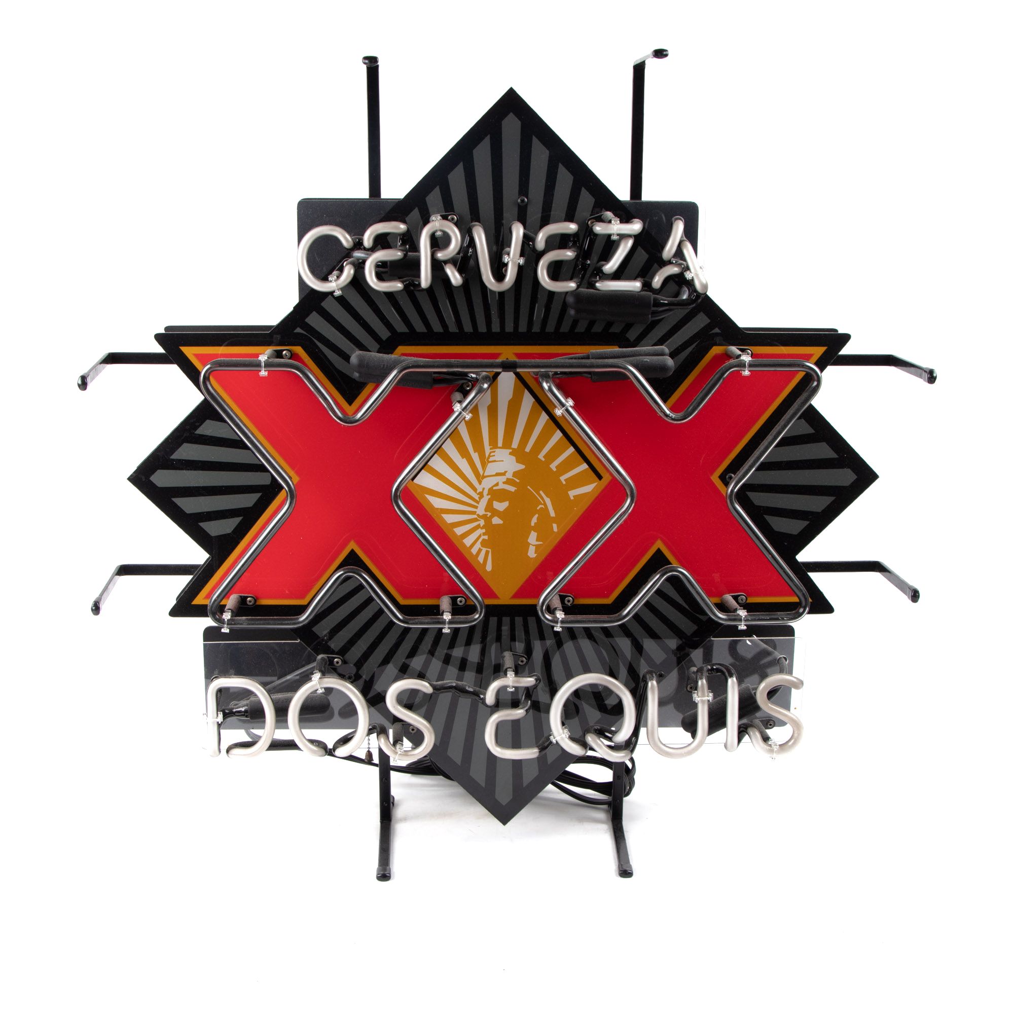 Dos Equis Neon Beer Advertising Sign by Mt. Vernon Neon Sign Company EBTH