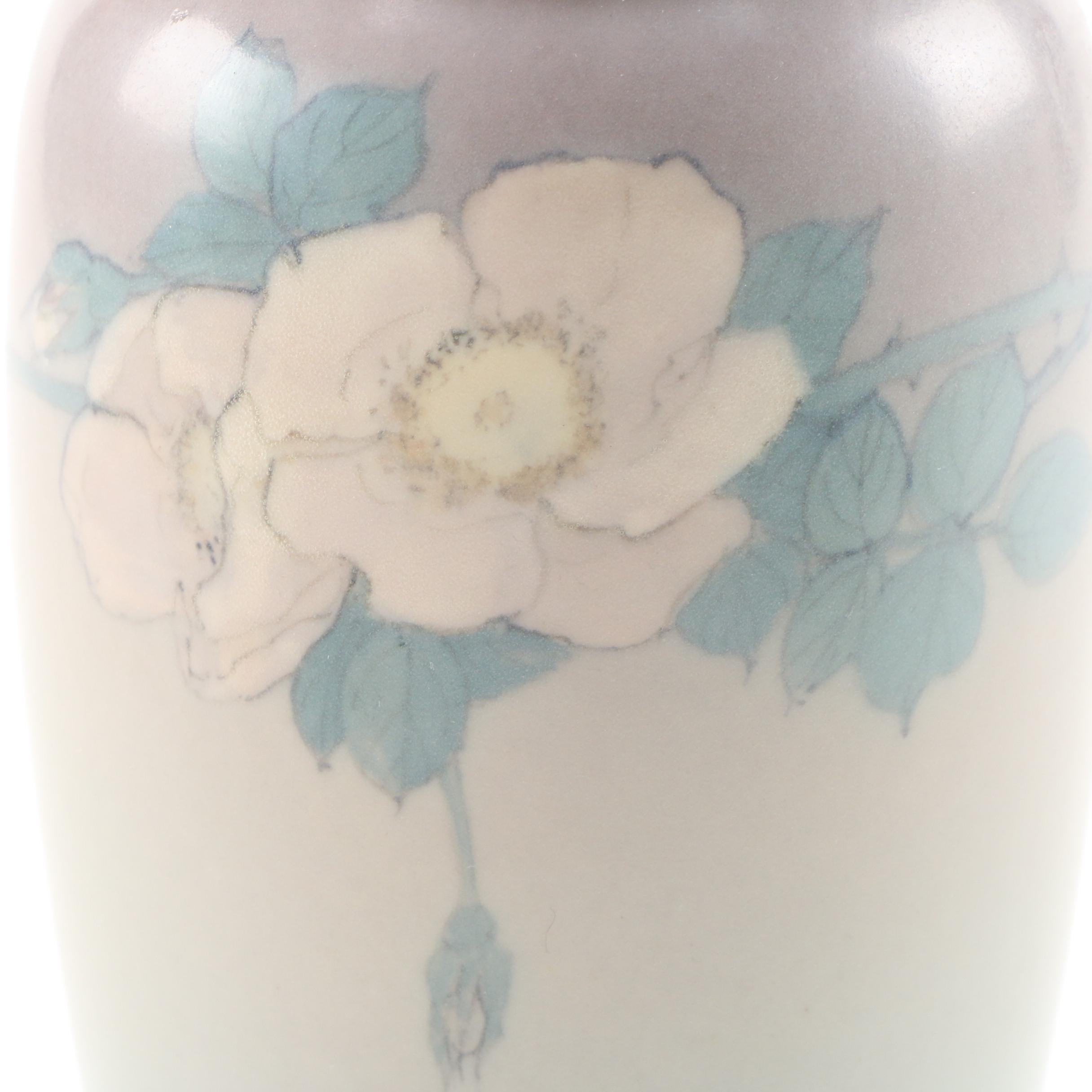 Edward Diers Rookwood Pottery Vellum Glaze Vase, 1927 EBTH