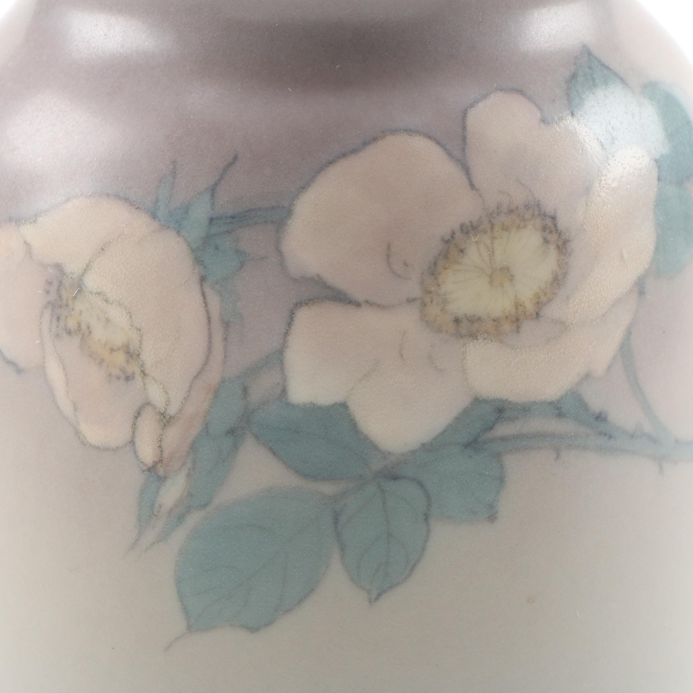 Edward Diers Rookwood Pottery Vellum Glaze Vase, 1927 EBTH