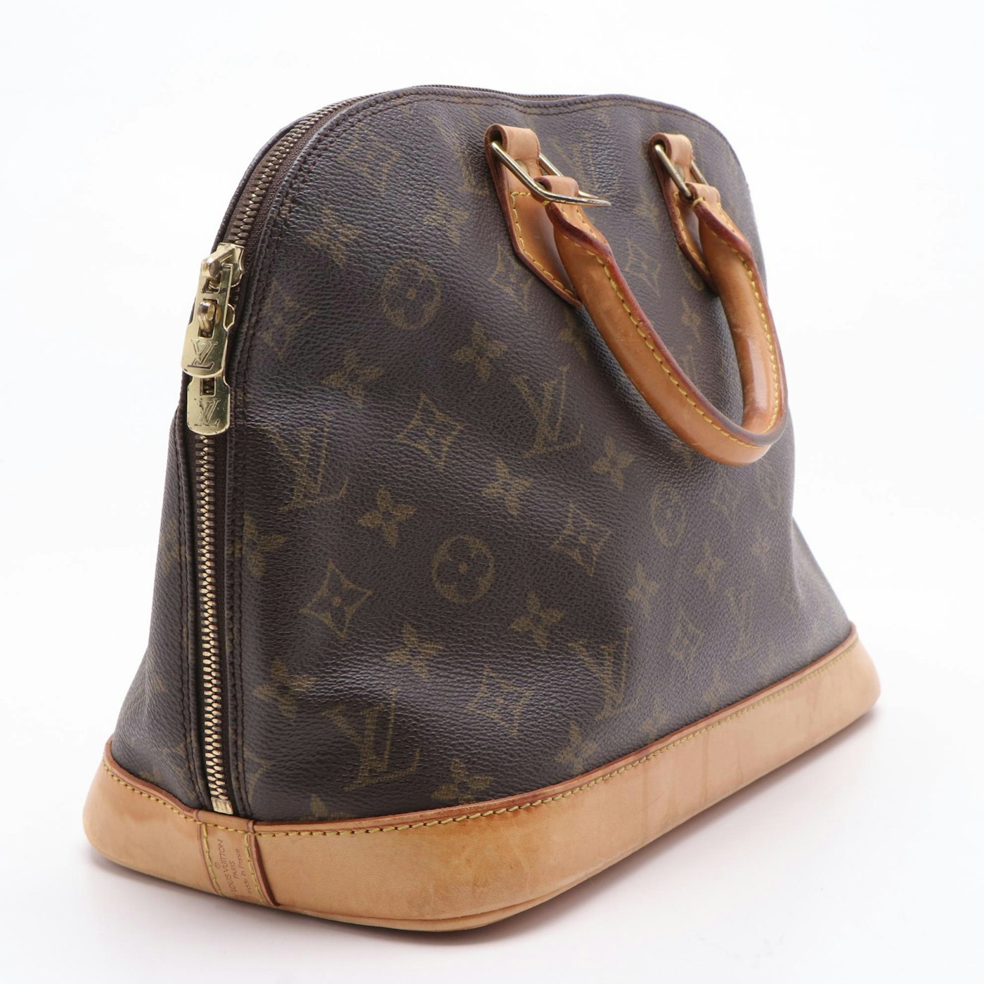 Louis Vuitton Alma PM Bag in Monogram Canvas and Vachetta Leather | EBTH