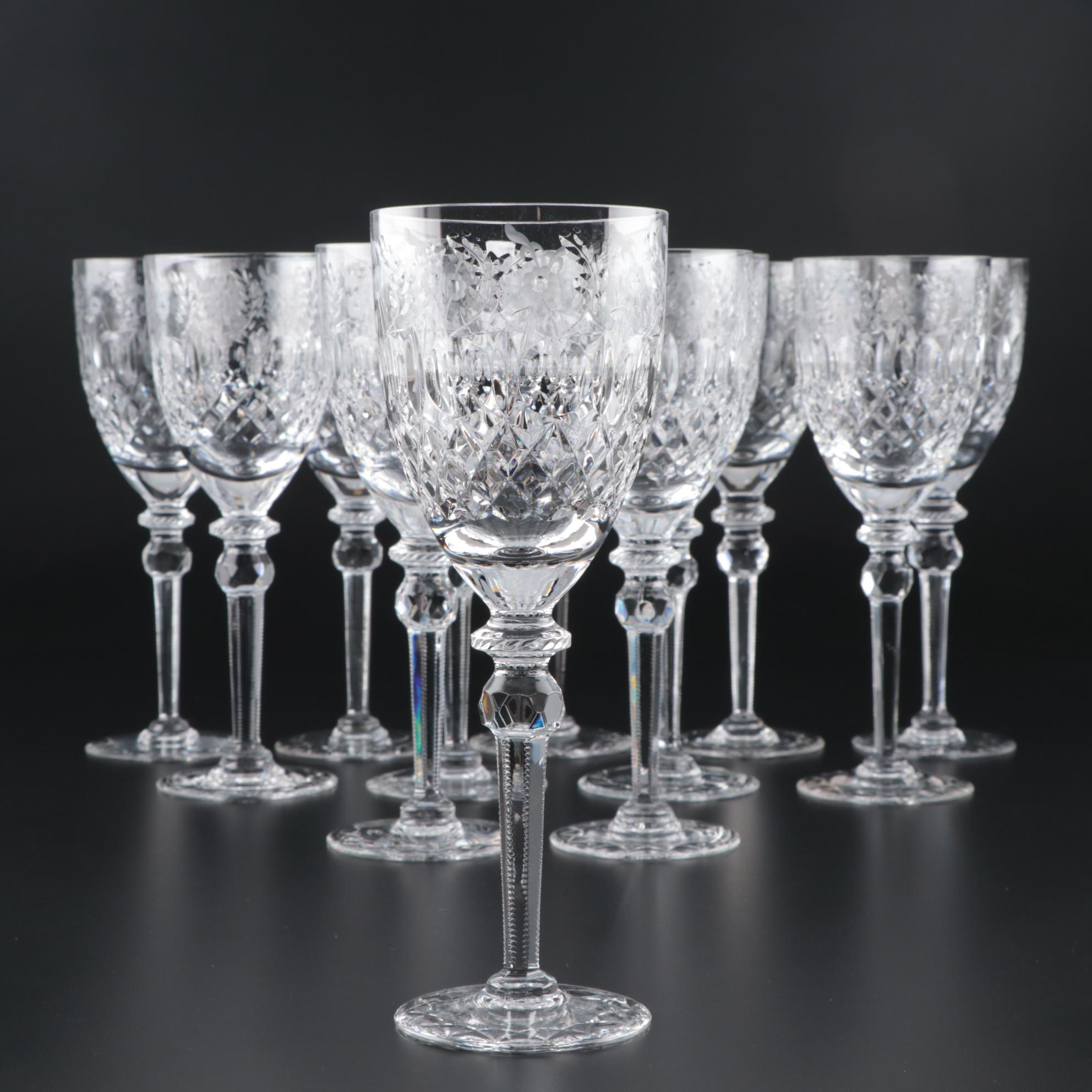 Rogaska "Gallia" Lead Crystal Water Goblets, 1969 2015 EBTH