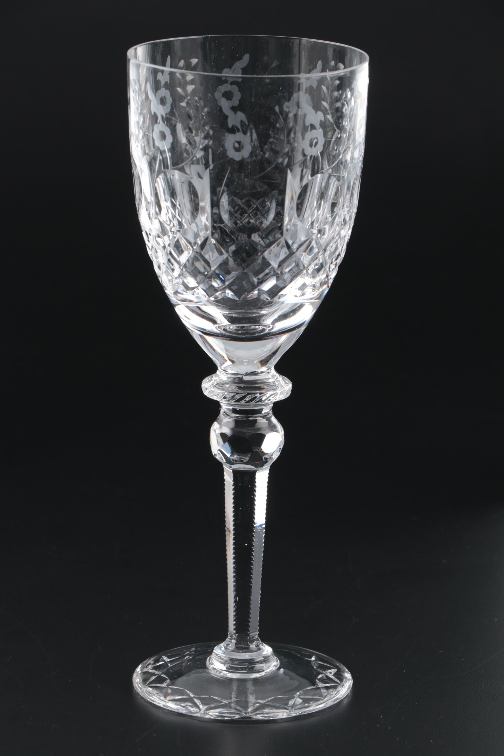 Rogaska "Gallia" Lead Crystal Water Goblets, 1969 2015 EBTH