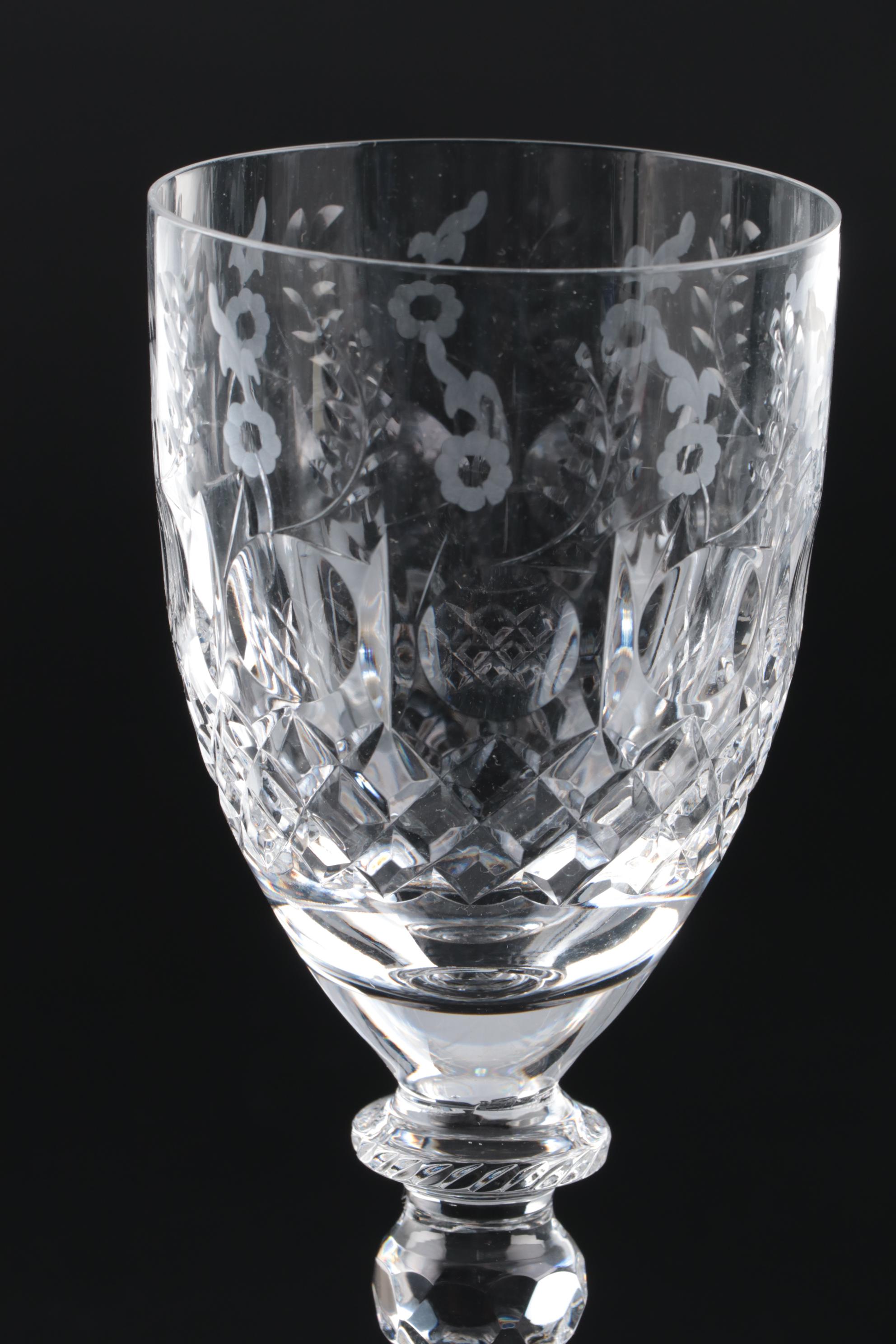 Rogaska "Gallia" Lead Crystal Water Goblets, 1969 2015 EBTH