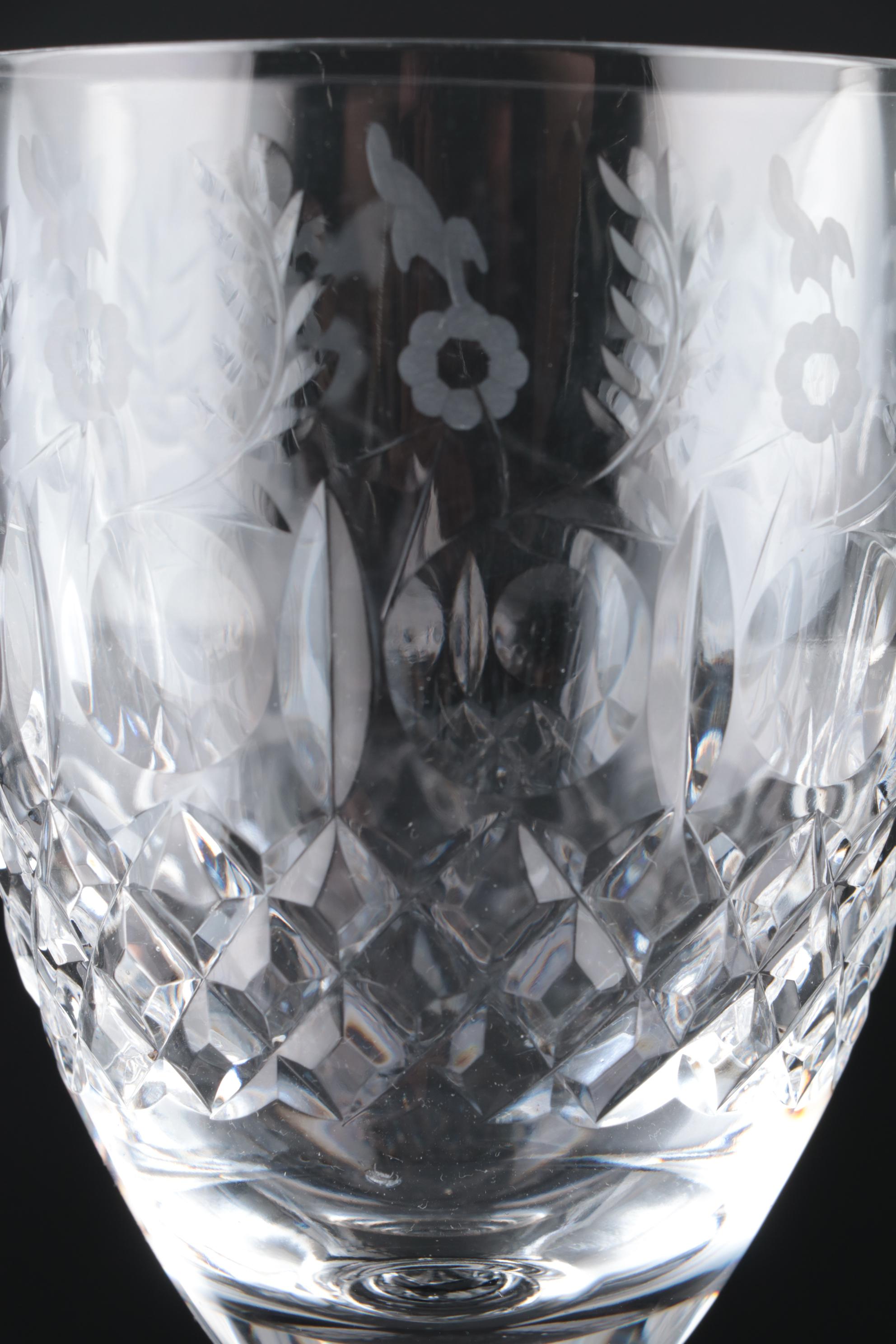 Rogaska "Gallia" Lead Crystal Water Goblets, 1969 2015 EBTH