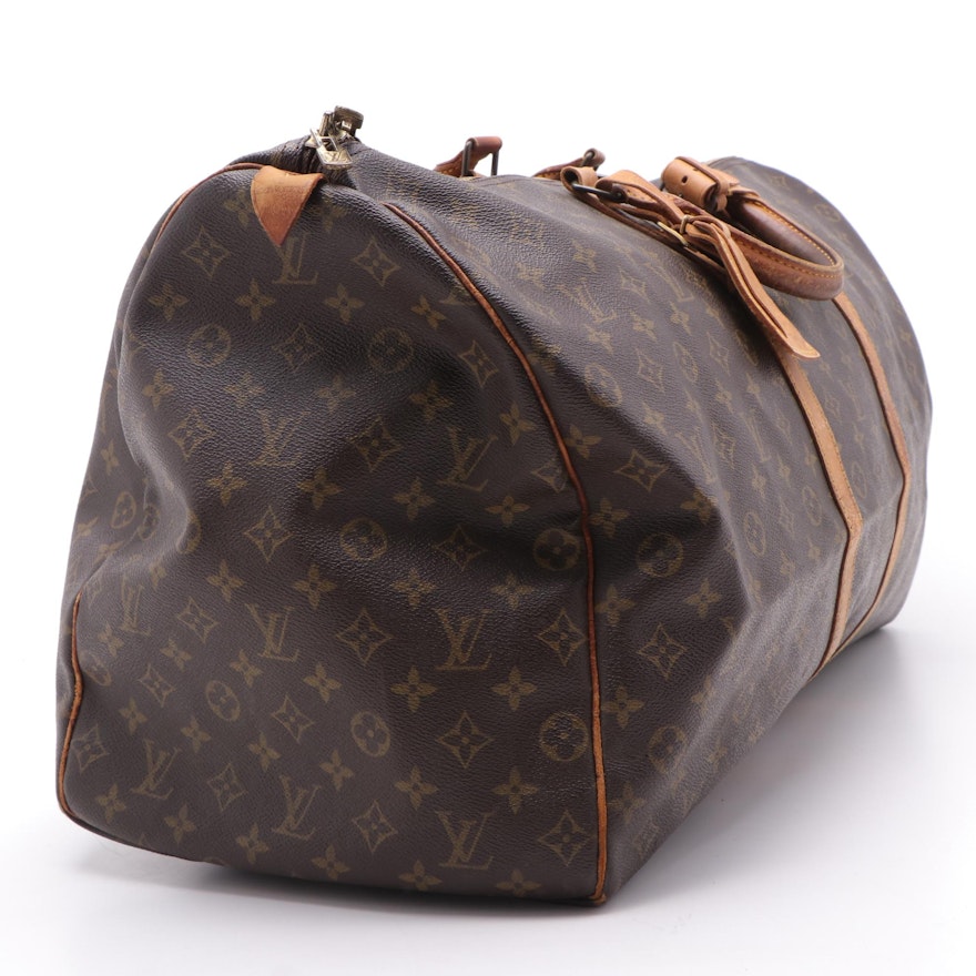 Louis Vuitton Keepall 60 Travel Bag in Monogram Canvas and Leather | EBTH