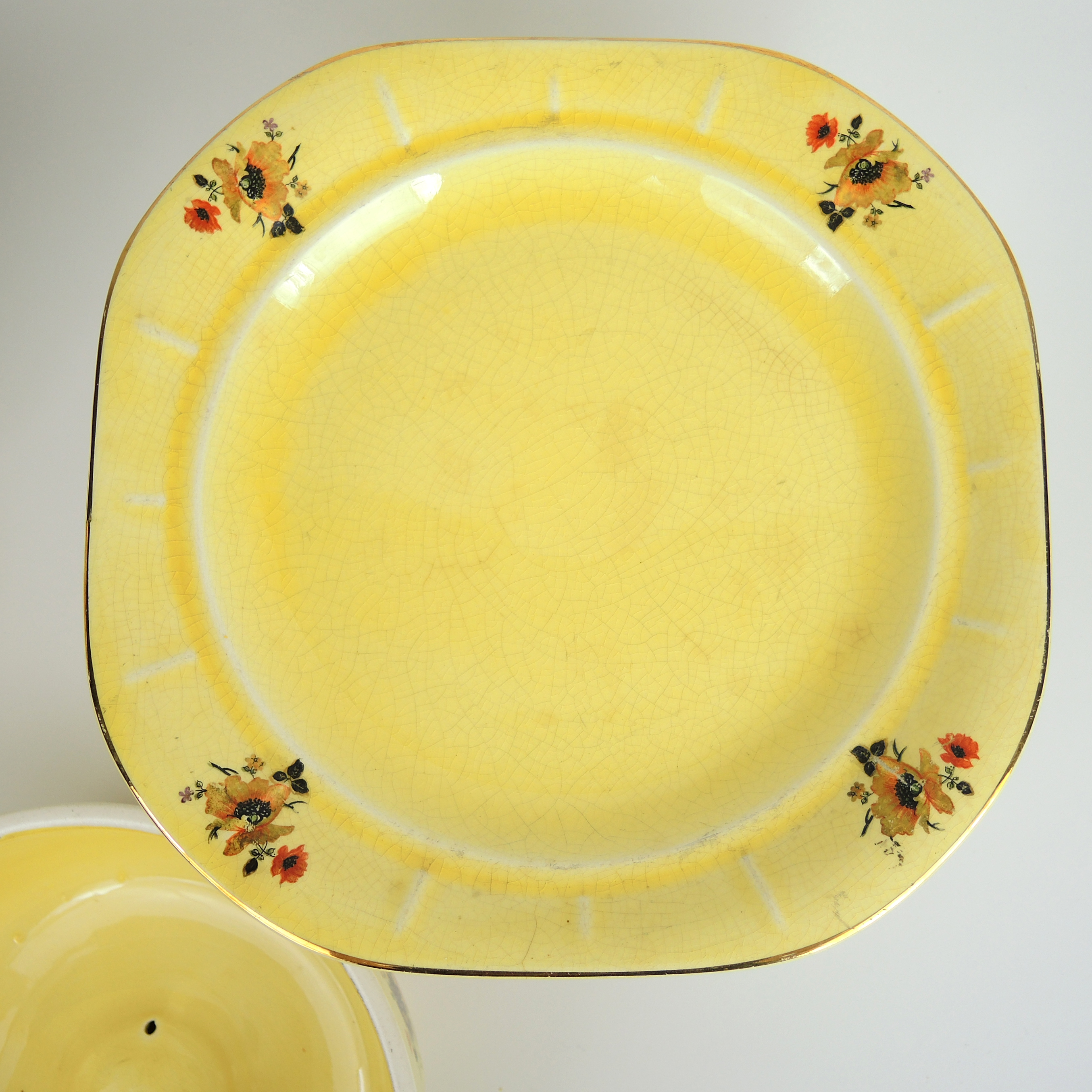 Limoges "Golden Glow" HandPainted Tableware, Mid20th Century EBTH