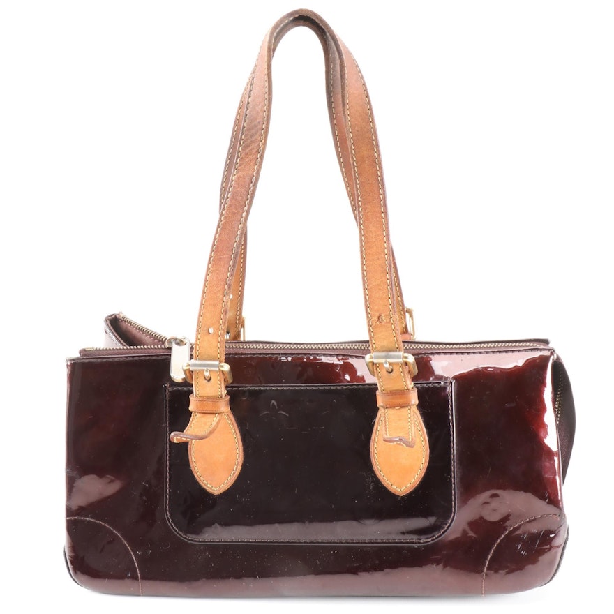 Louis Vuitton Vintage Amarante Monogram Vernis Rosewood Avenue Patent  Leather Shoulder Bag, Best Price and Reviews