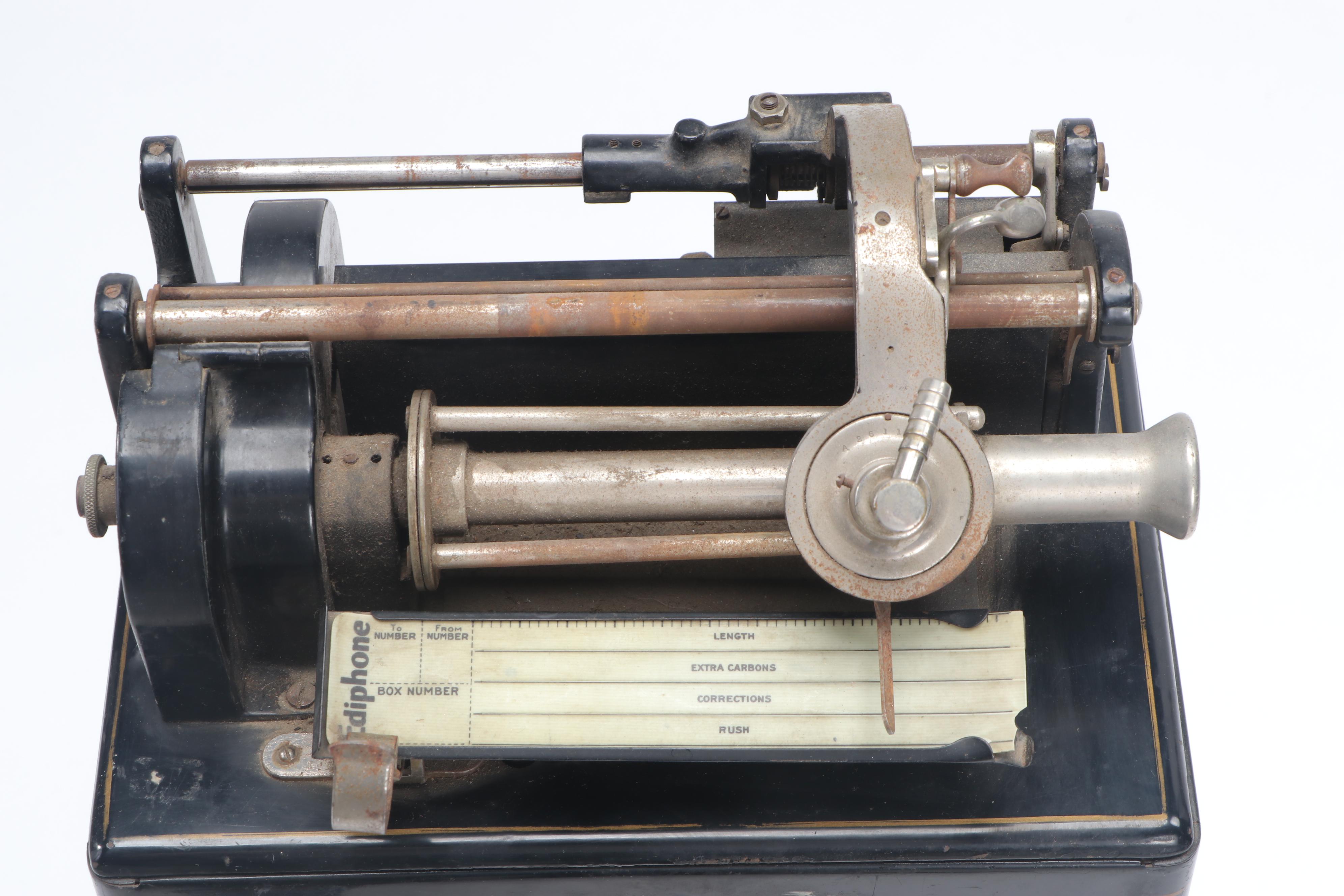 Thomas A. Edison Ediphone Dictation Machine, Early 20th Century EBTH