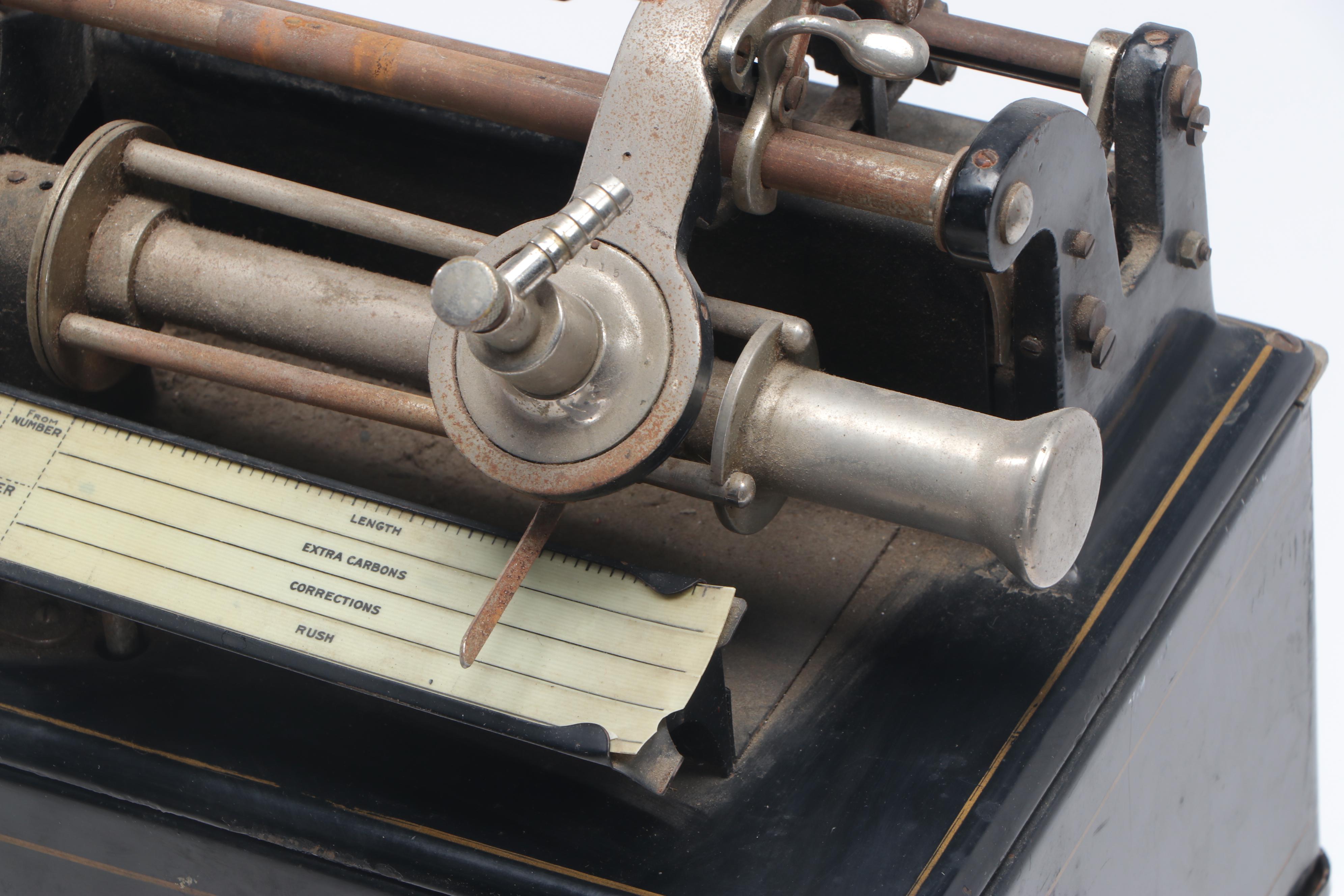 Thomas A. Edison Ediphone Dictation Machine, Early 20th Century EBTH