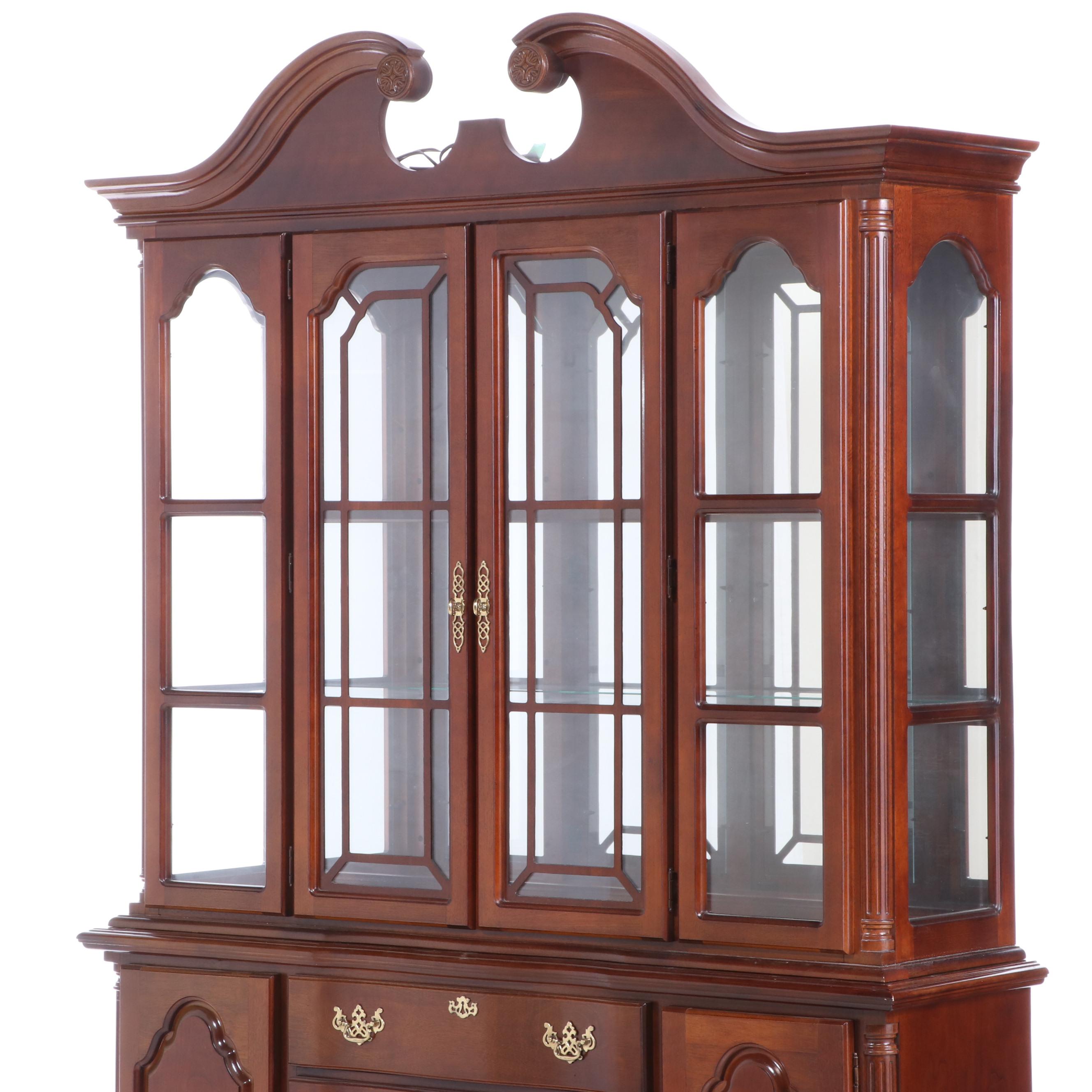 Lexington Furniture Federal Style Mahogany China Cabinet ...