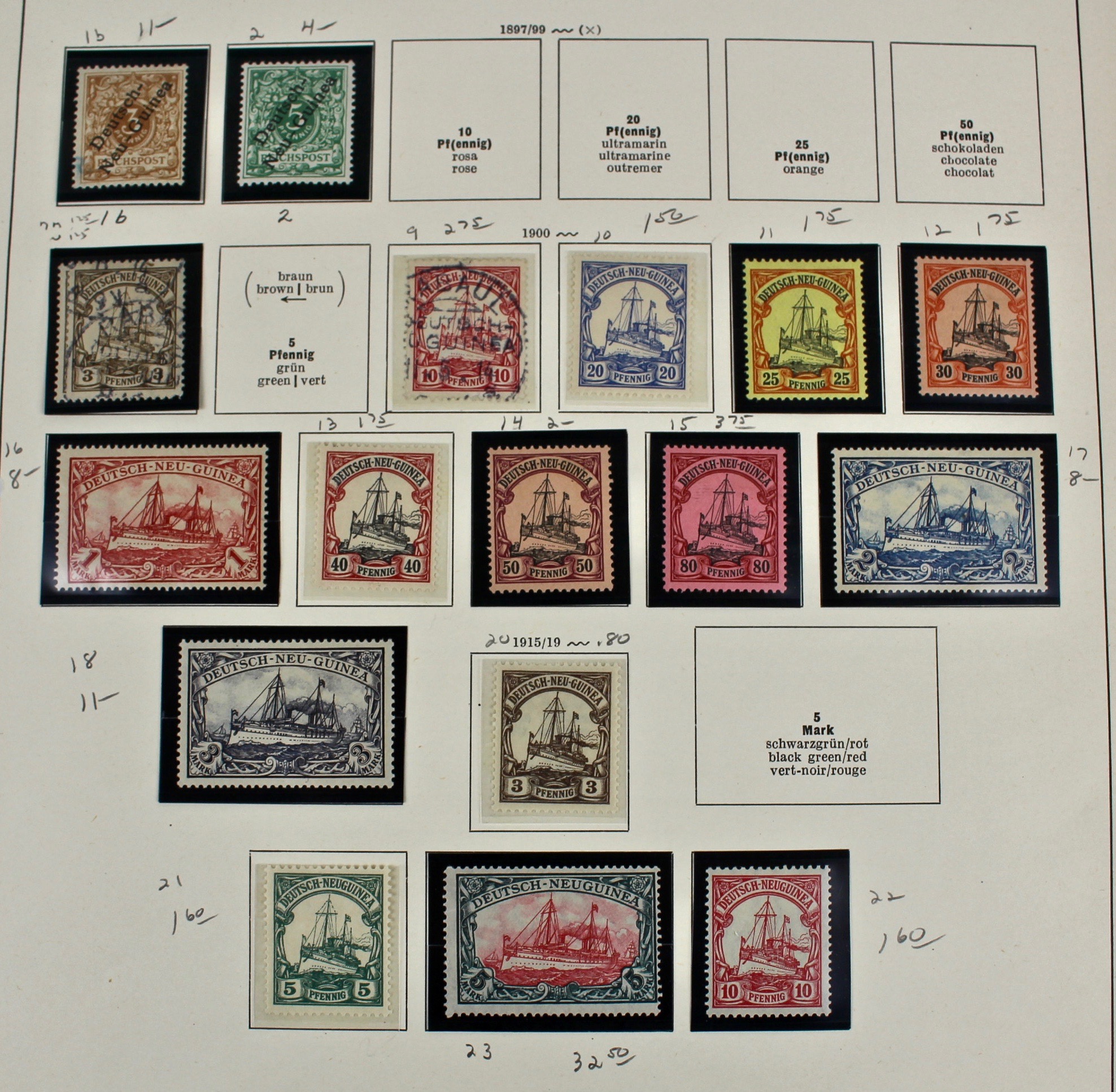 German Colonies Stamp Collection EBTH