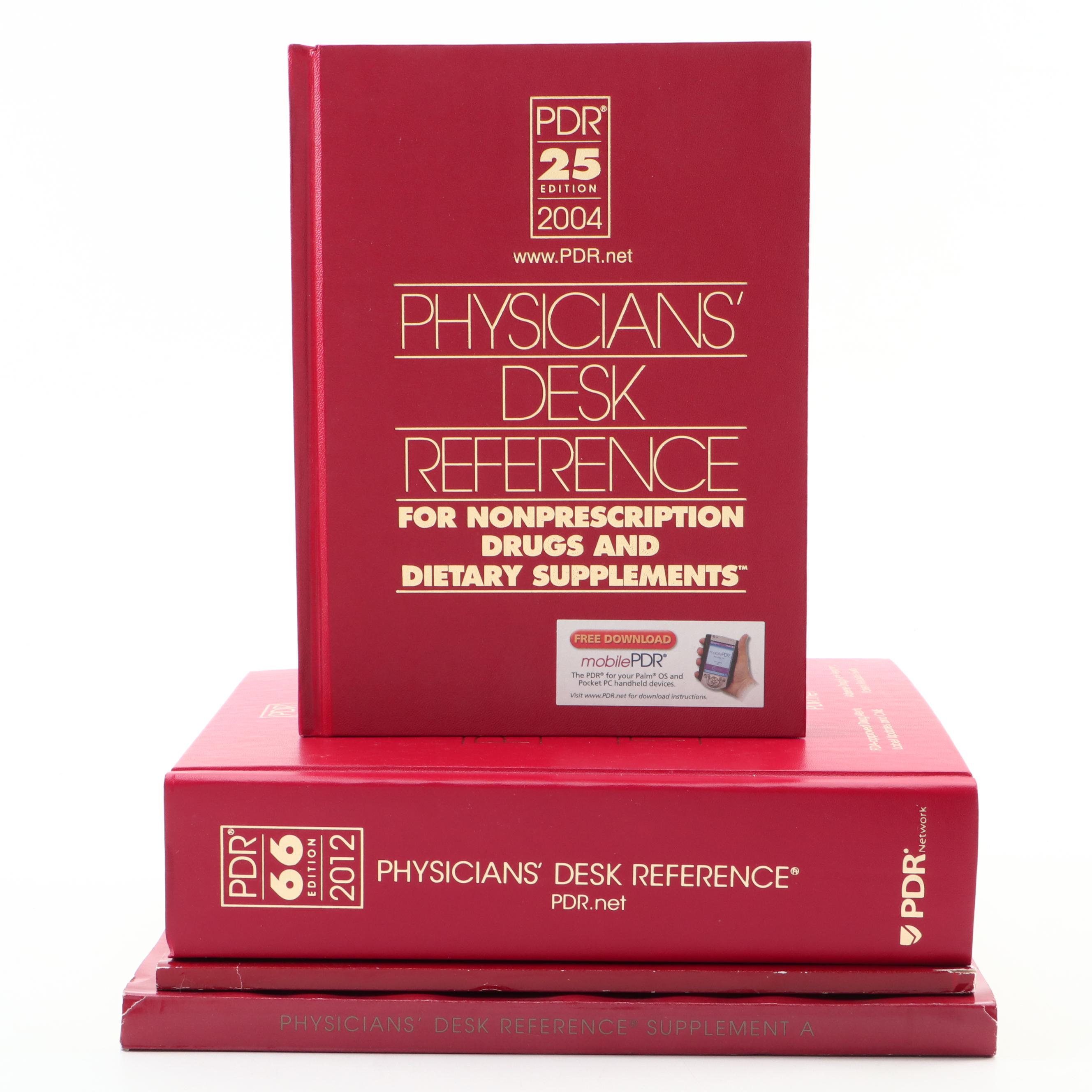 Physicians Desk Reference 25th And 66th Editions With Supplement