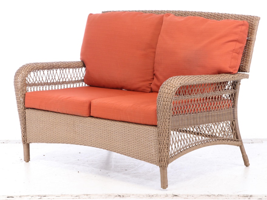 Martha Stewart Living All-Weather Wicker "Charlottetown ... Martha Stewart Living All-Weather Wicker "Charlottetown ... on Martha Living Wicker Patio Set id=99372