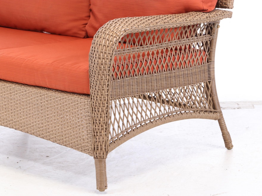 Martha Stewart Living All-Weather Wicker "Charlottetown ... Martha Stewart Living All-Weather Wicker "Charlottetown ... on Martha Living Wicker Patio Set id=87393