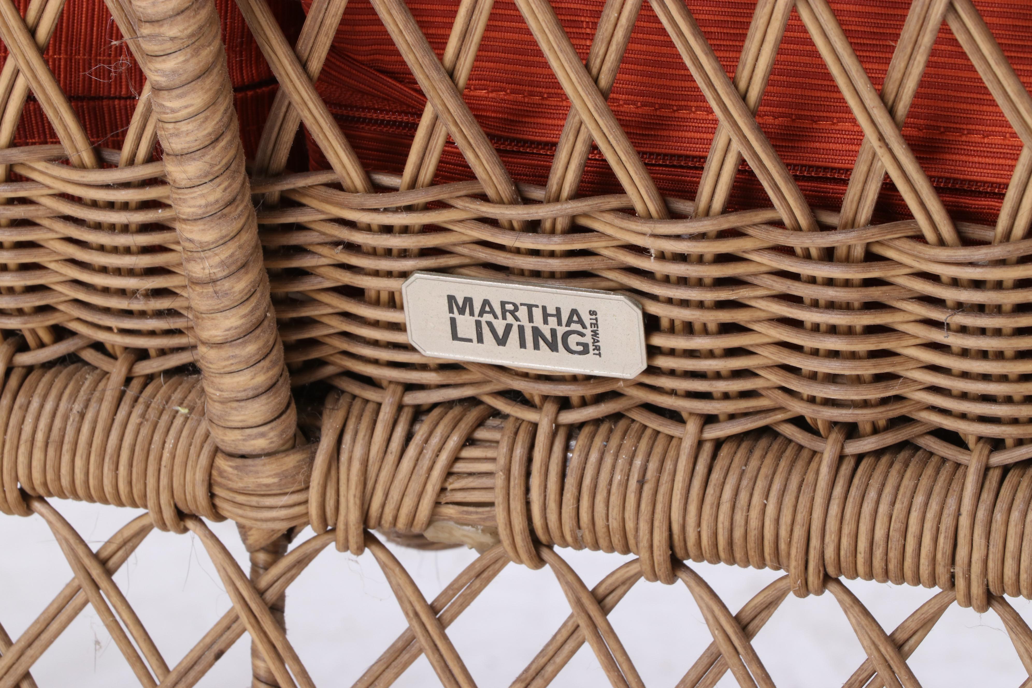 Martha Stewart Living AllWeather Wicker "Charlottetown" Patio