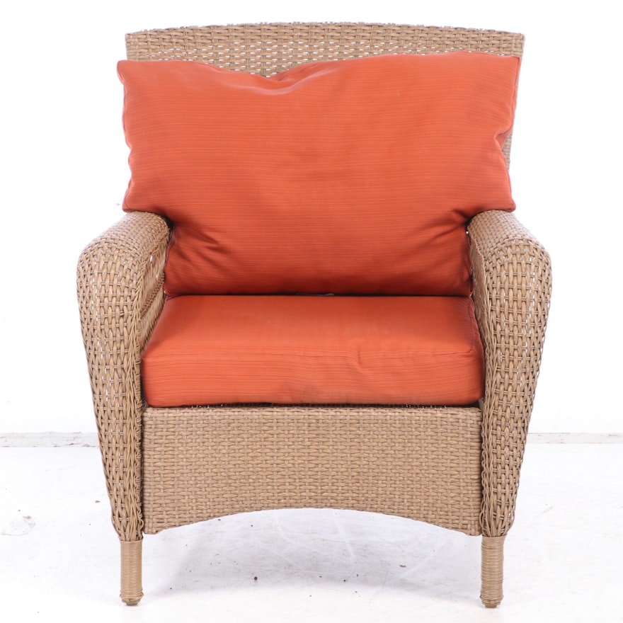 Martha Stewart Living All-Weather Wicker "Charlottetown ... Martha Stewart Living All-Weather Wicker "Charlottetown ... on Martha Living Wicker Patio Set id=53122