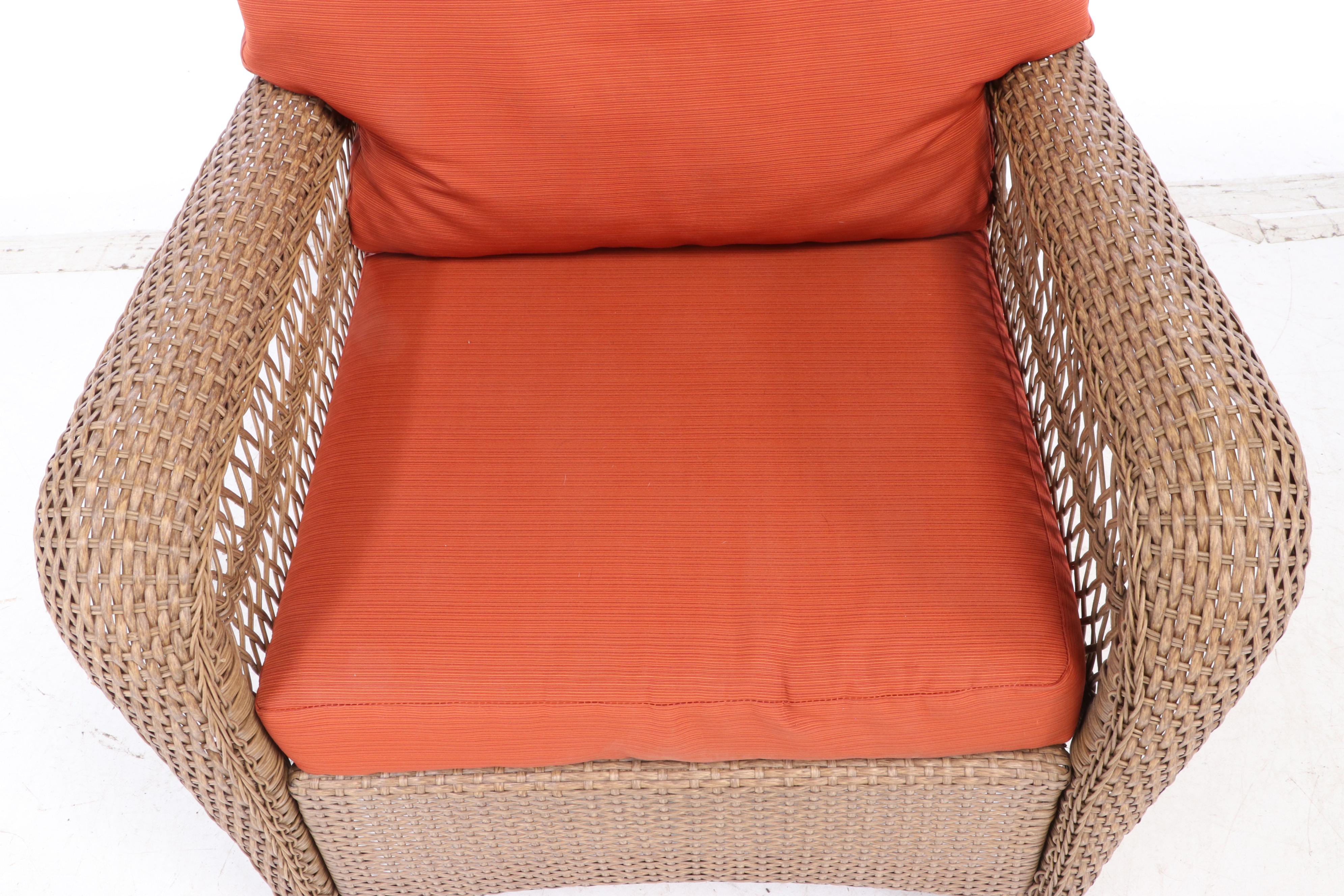 Martha Stewart Living AllWeather Wicker "Charlottetown" Patio Furniture Set EBTH