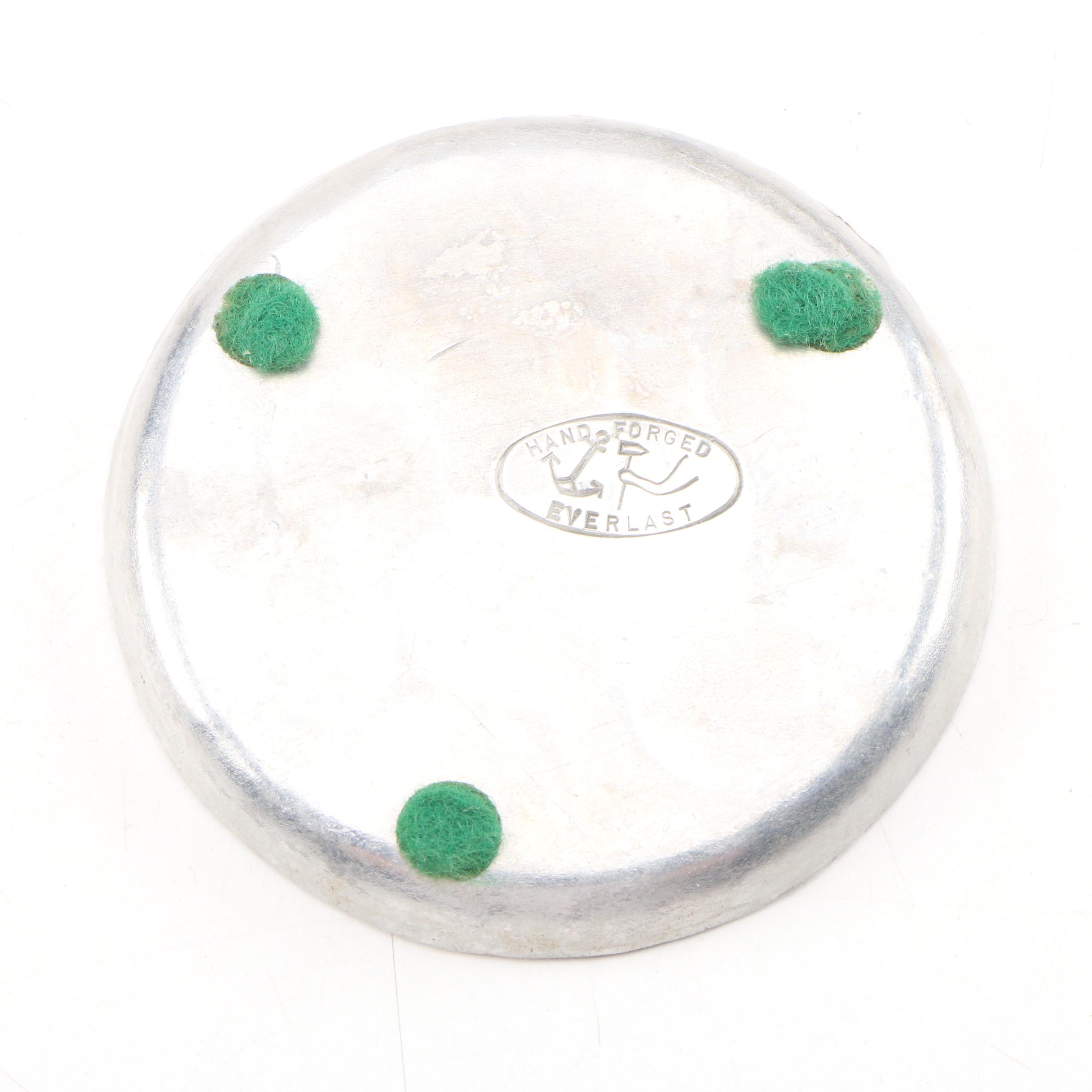 Everlast Hand Aluminum Coaster Set and Aluminum Dish EBTH