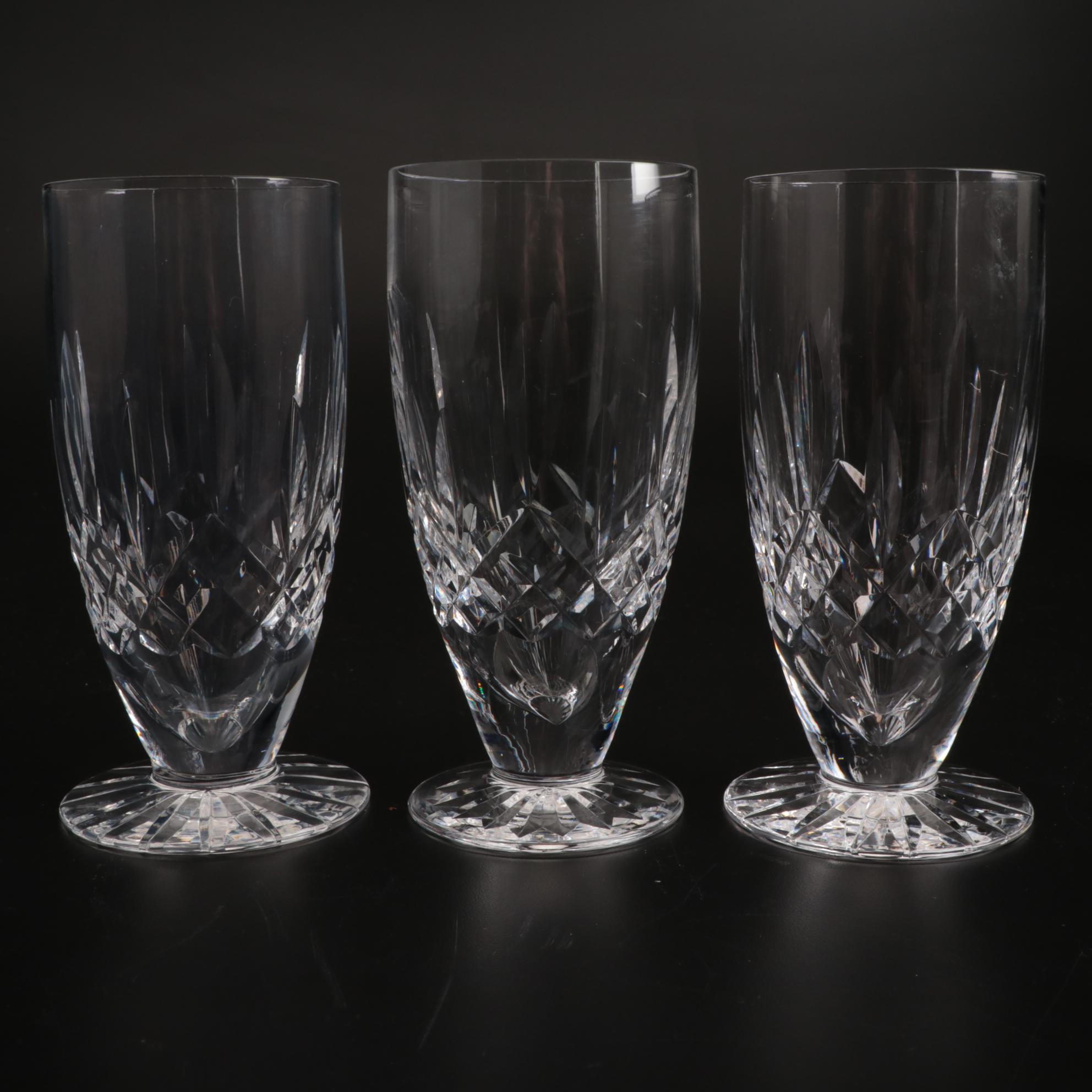 Waterford Crystal "Lismore" Iced Tea Glasses EBTH