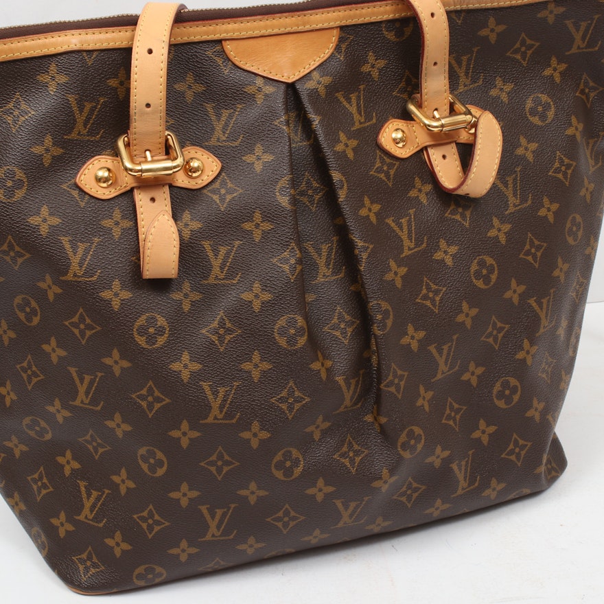 Louis Vuitton Palermo GM Bag in Monogram Coated Canvas and Vachetta Leather | EBTH