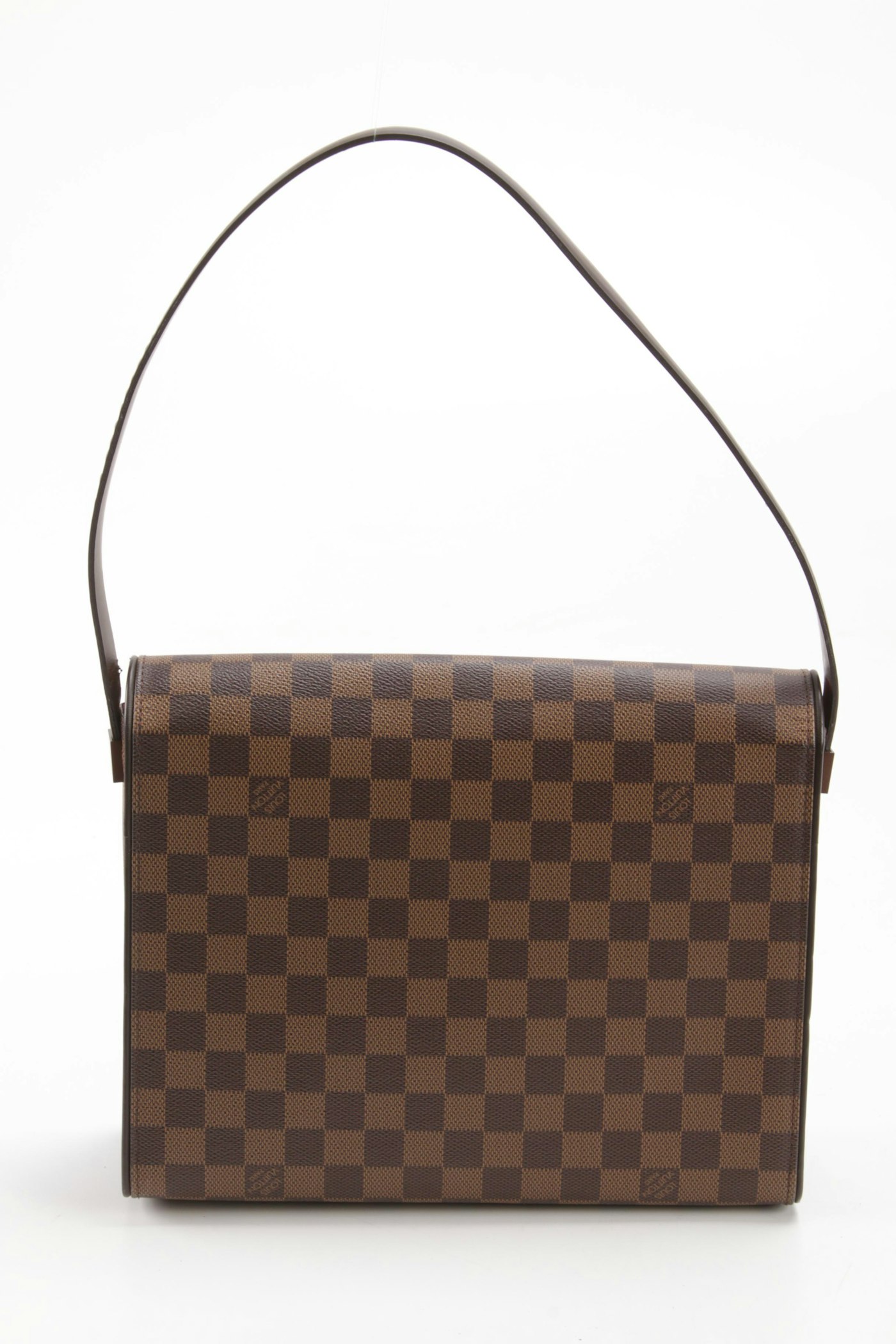 Louis Vuitton Tribeca Long Shoulder Bag in Damier Ebene Coated Canvas