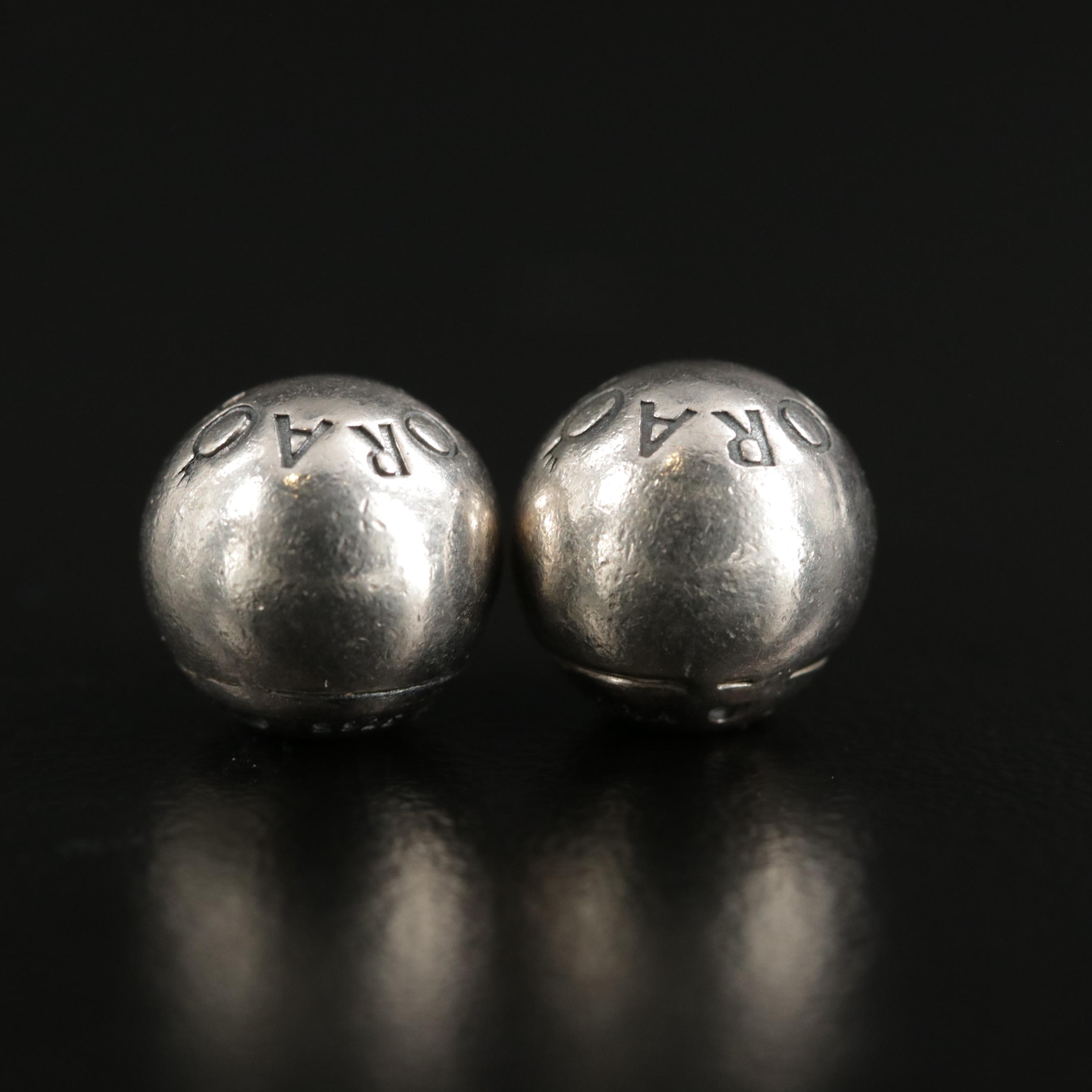 Pandora Sterling Silver Open Bangle End Caps EBTH