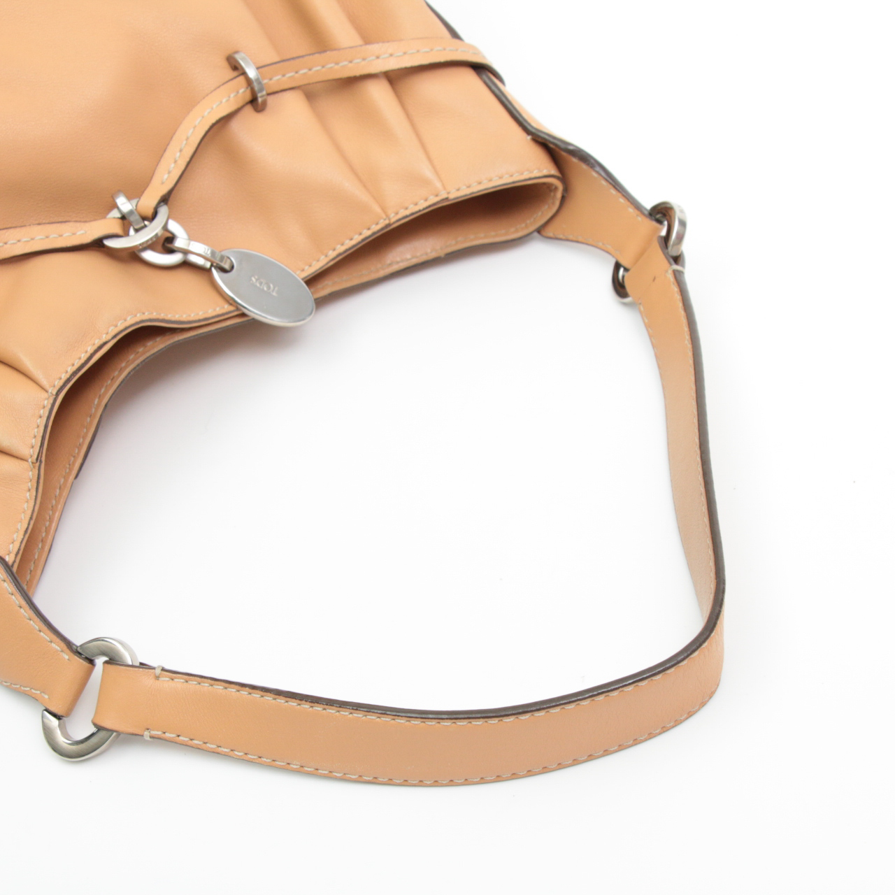 Camel Leather Alltime Shoulder Bag
