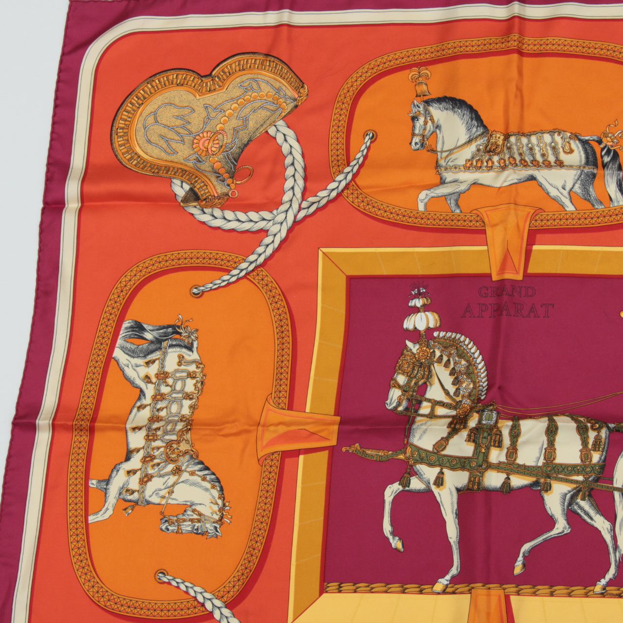 Hermès Paris "Grand Apparat" Silk Scarf Designed by Jacques Eudel EBTH