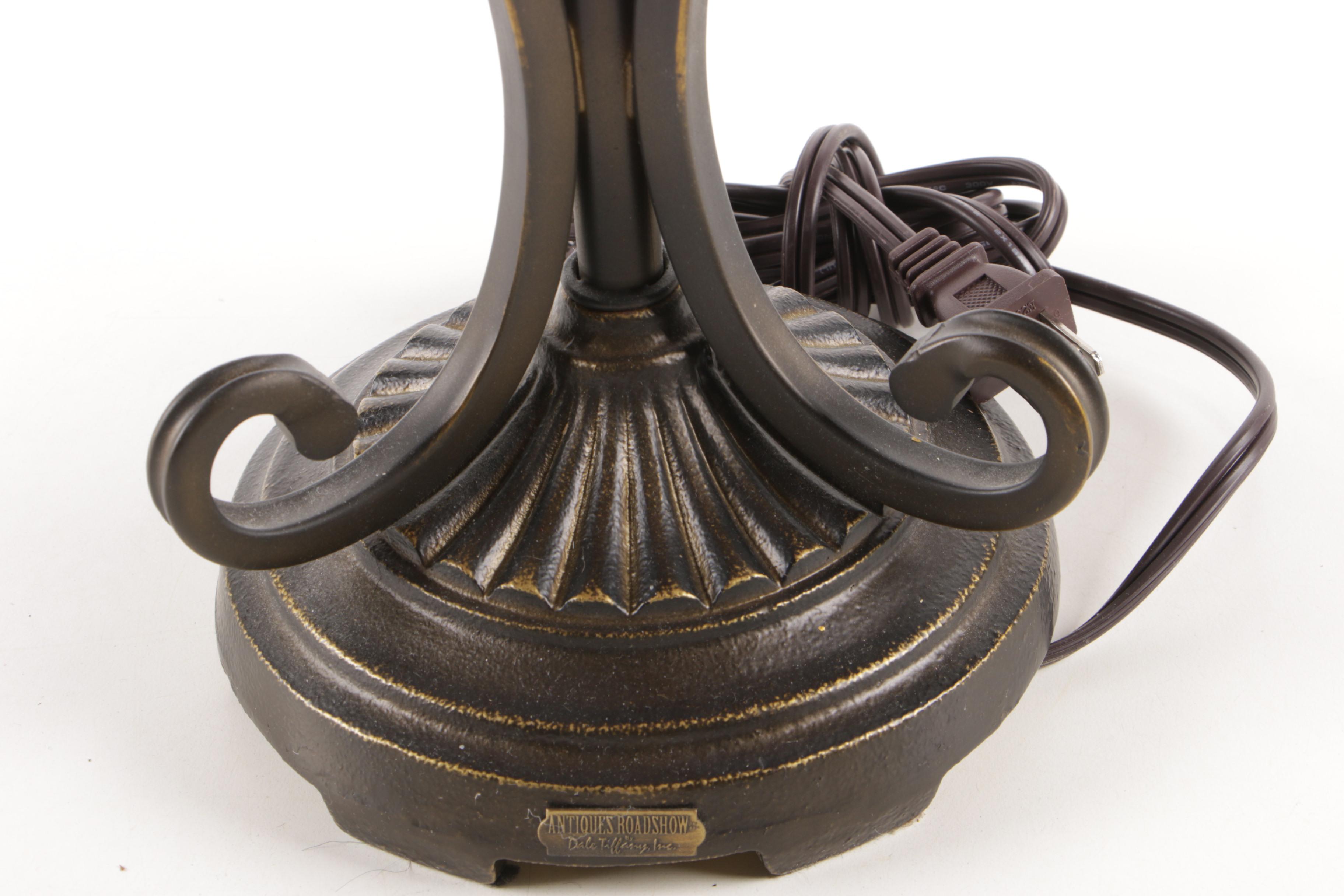 Antiques Roadshow by Dale Tiffany Table Lamp with Dragonfly Stained